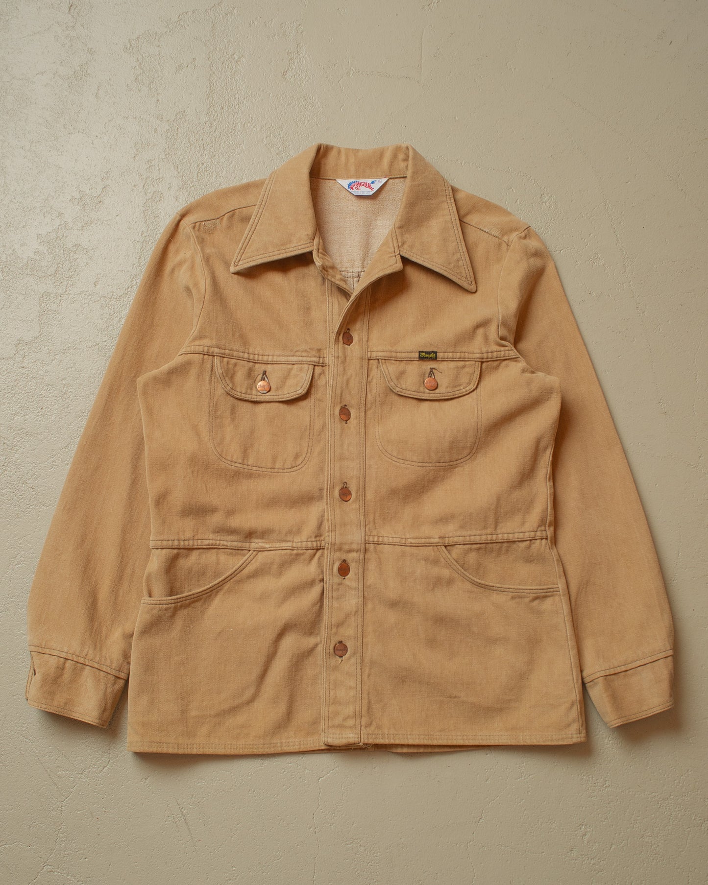 1970s Wrangler Denim Coat beige - L/XL