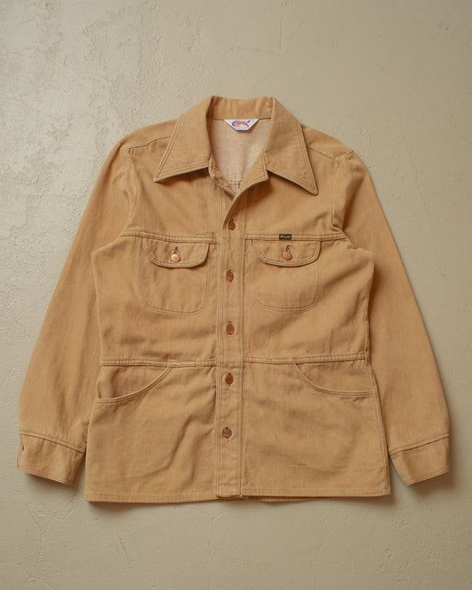 1970s Wrangler Denim Coat beige - L/XL