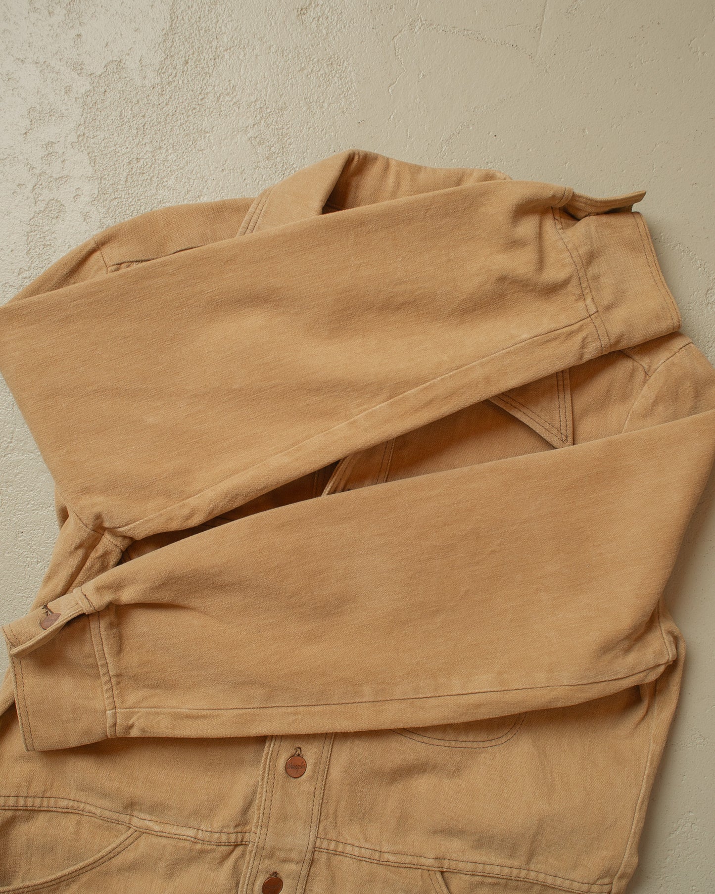 1970s Wrangler Denim Coat beige - L/XL