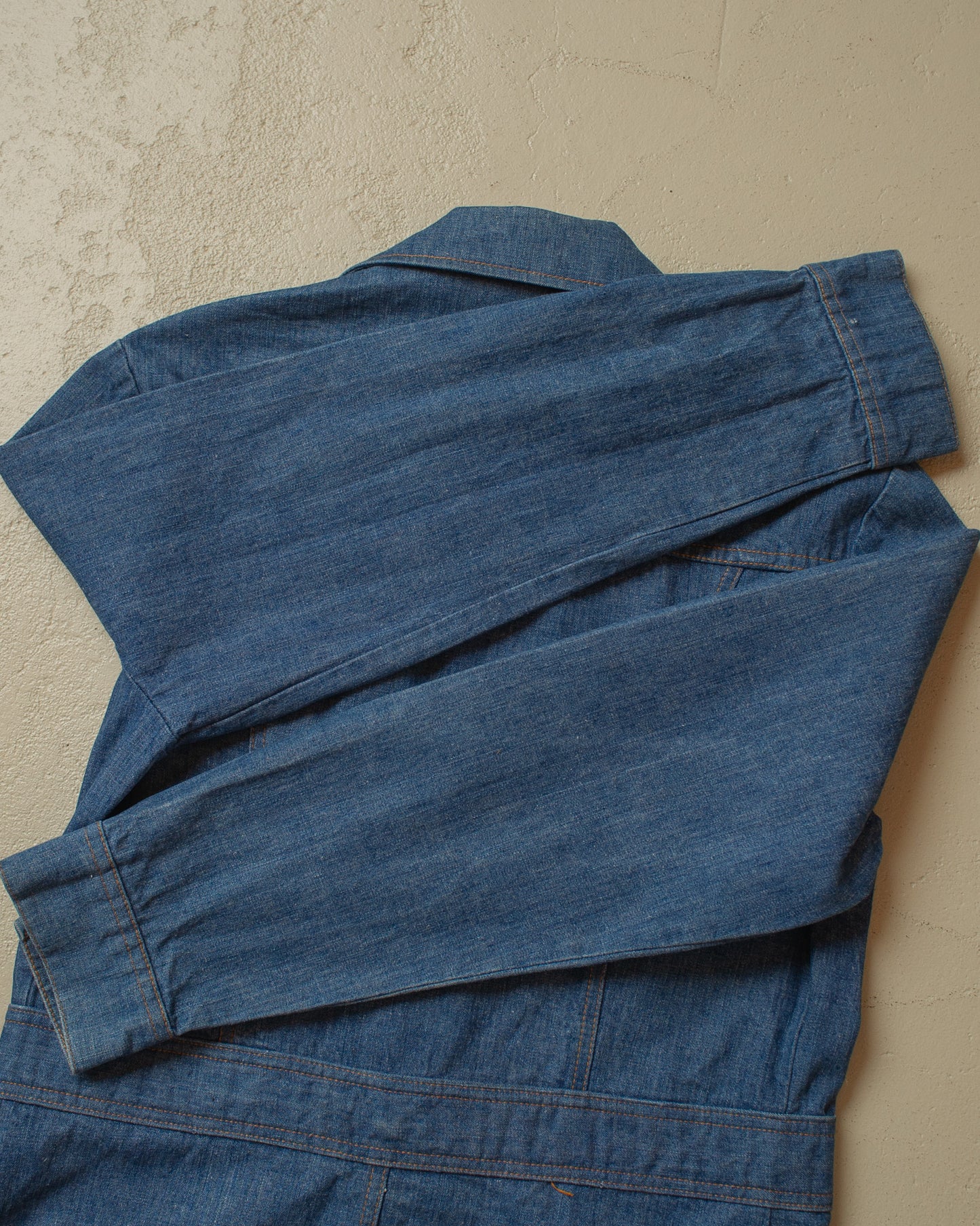 1970s Lee Denim Coat Blue - L