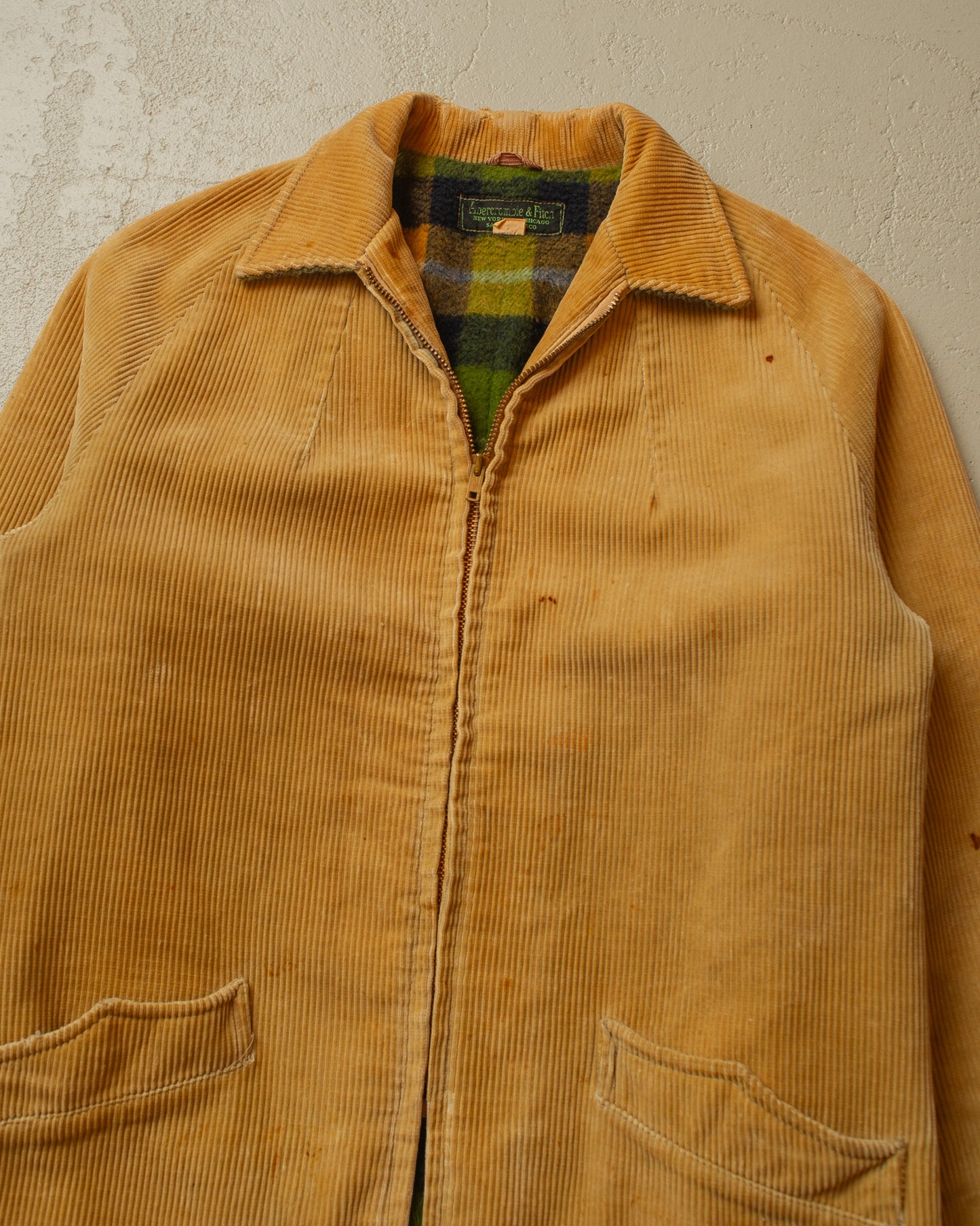 1950s Womens Abercrombie & Fitch Corduroy Jacket beige - M/L