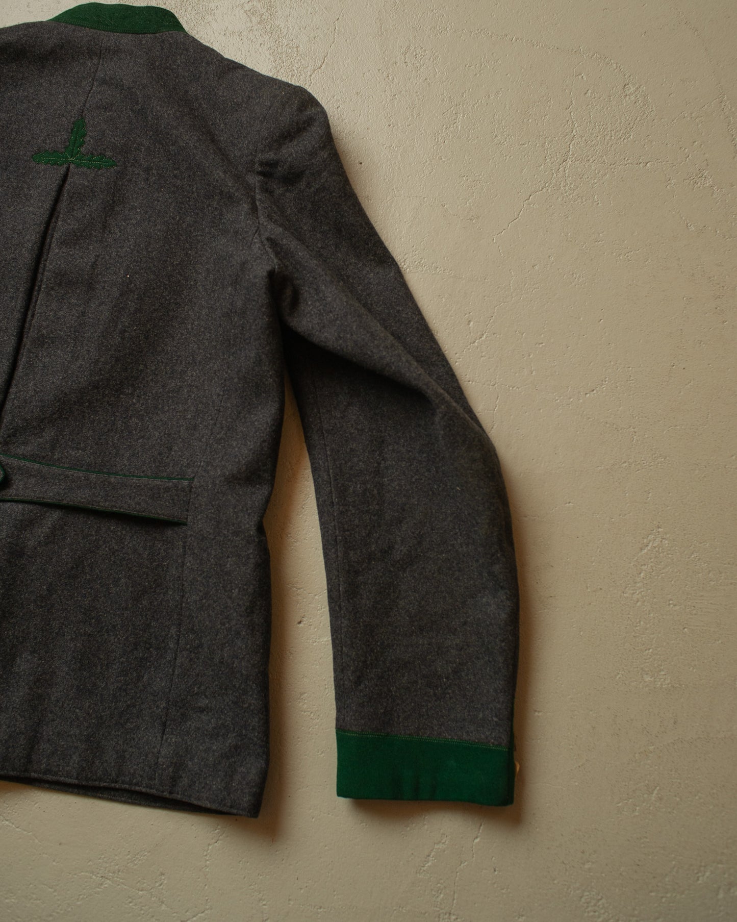 1930s German "Janker" Double breasted Traditional Jacket grey - M
