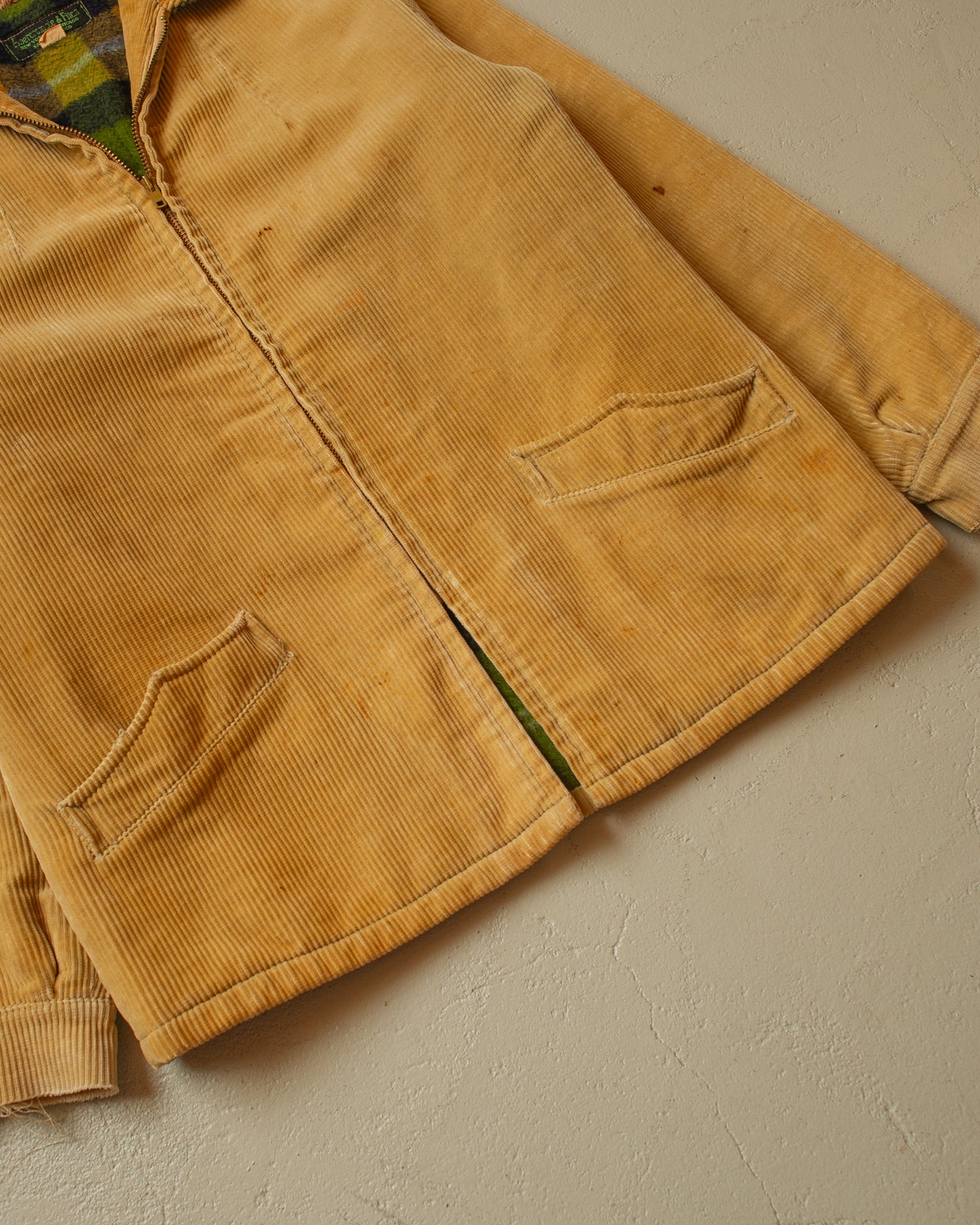 1950s Womens Abercrombie & Fitch Corduroy Jacket beige - M/L