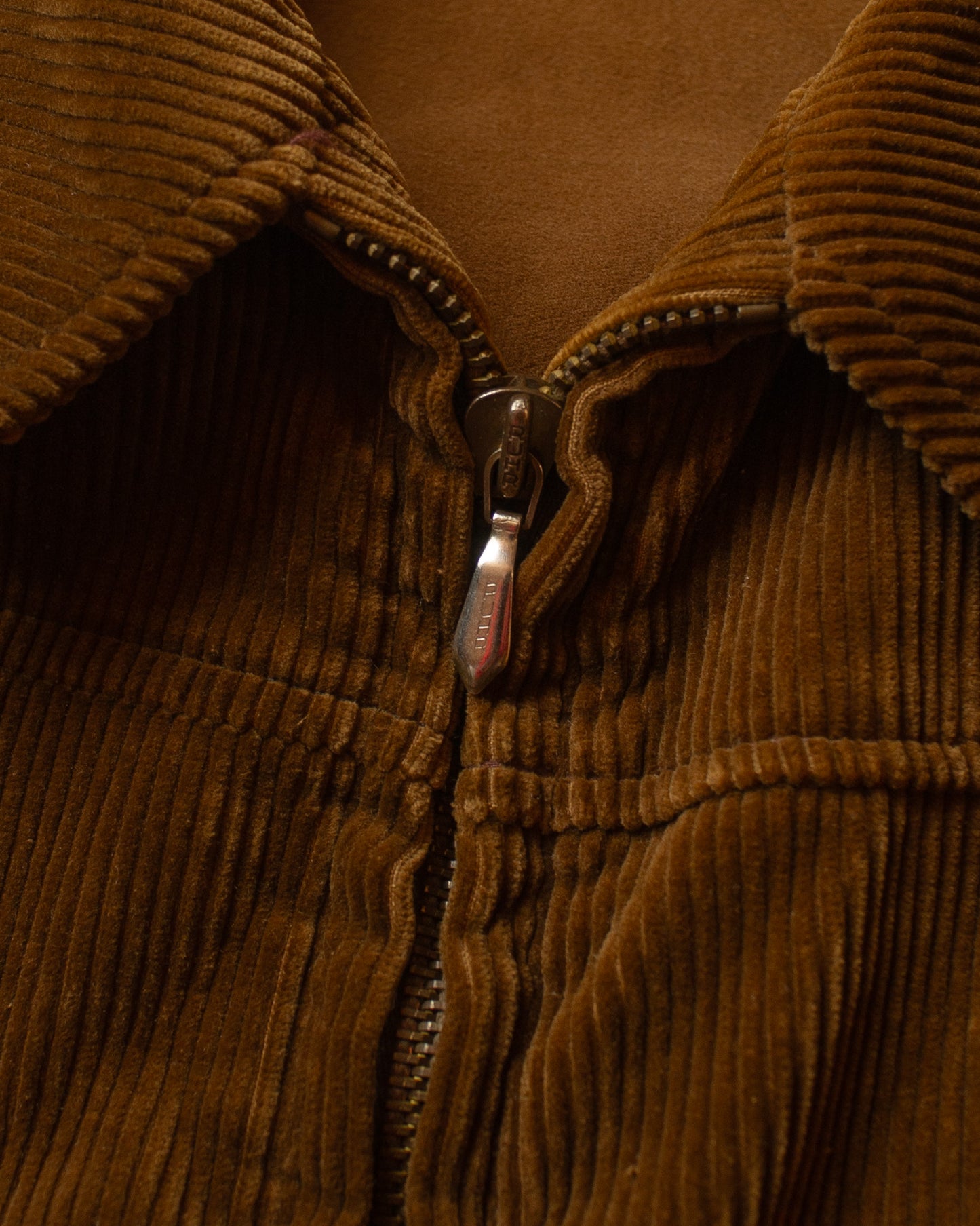 1950s Dutch lined Corduroy Work Jacket brown - L/XL