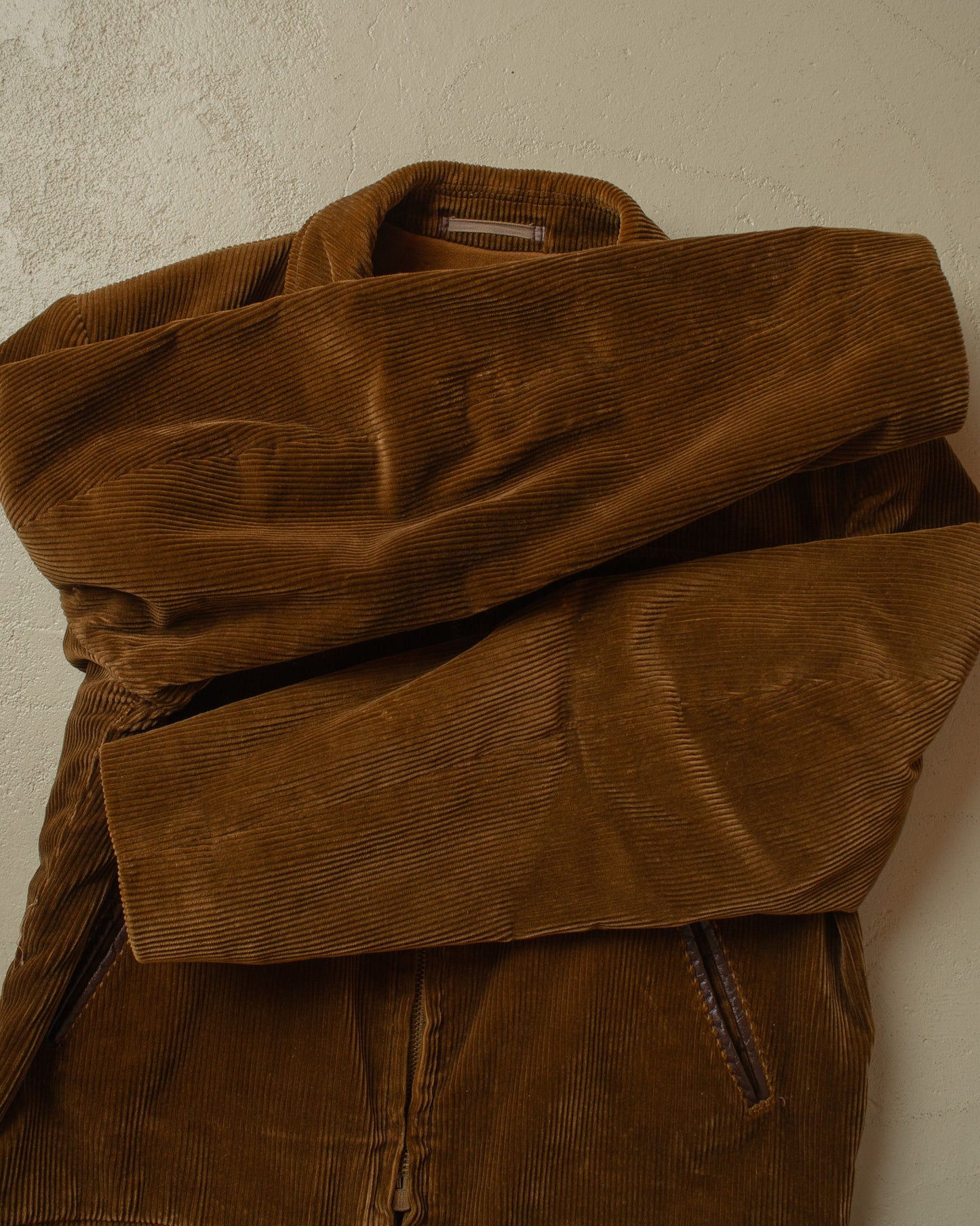 1950s Dutch lined Corduroy Work Jacket brown - L/XL