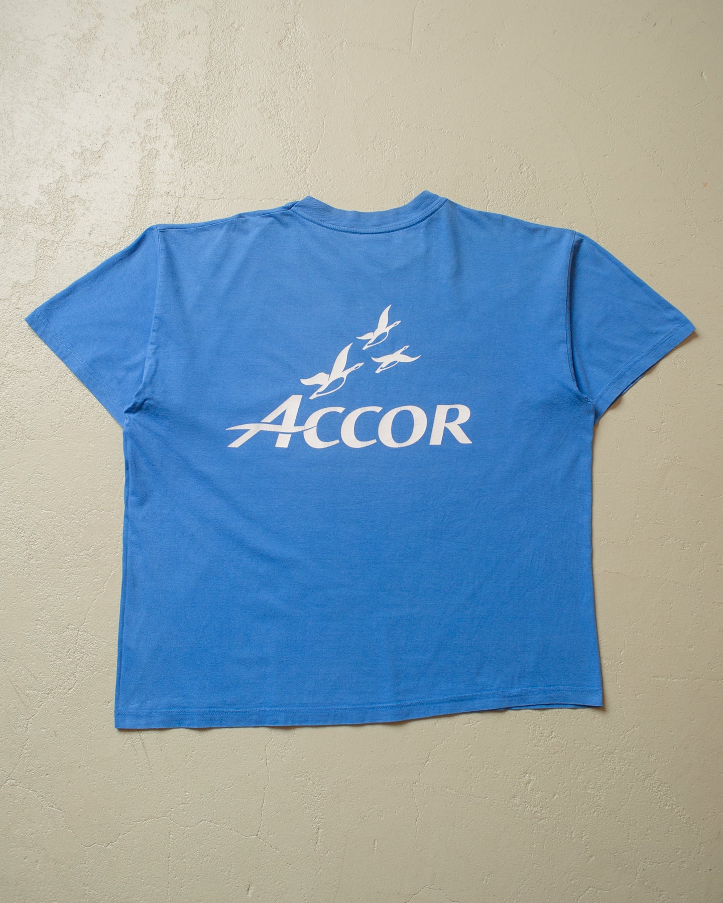 1990s Accor Hotel T-shirt blue - XL/XXL