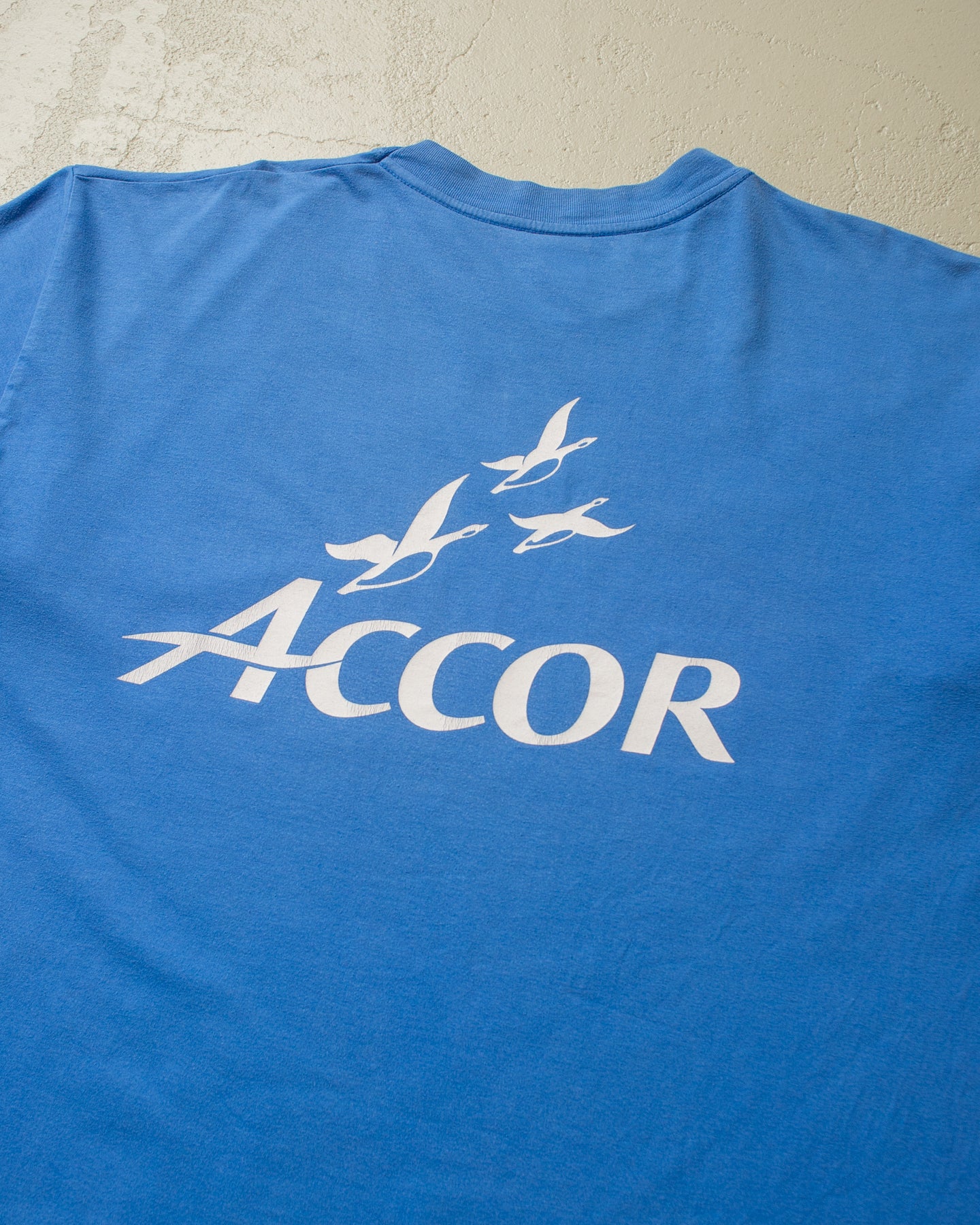 1990s Accor Hotel T-shirt blue - XL/XXL
