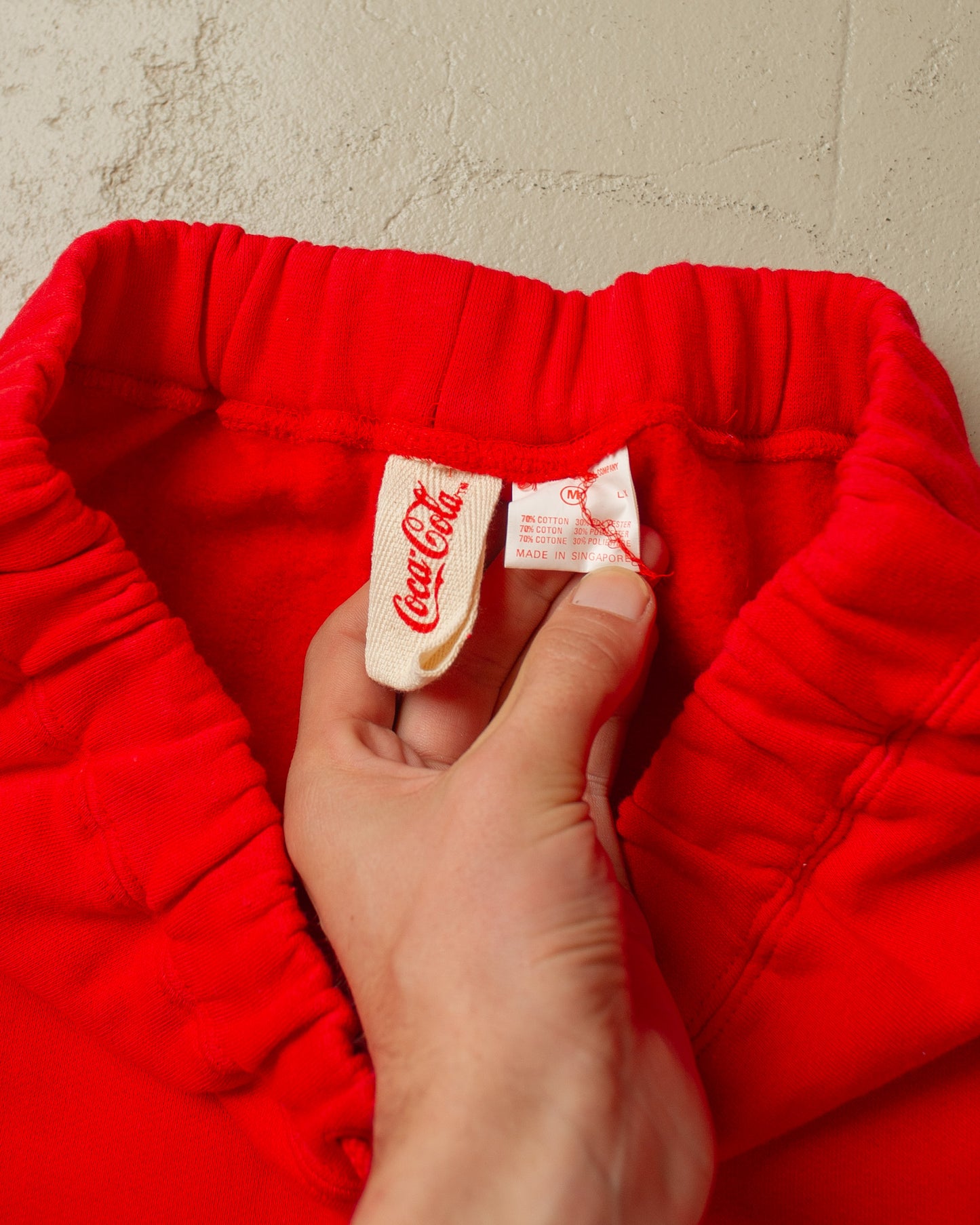 1986 Coca Cola Sweatpants red - M/L