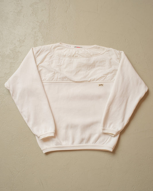 1970s/80s Levi´s Sweatshirt white - S/M
