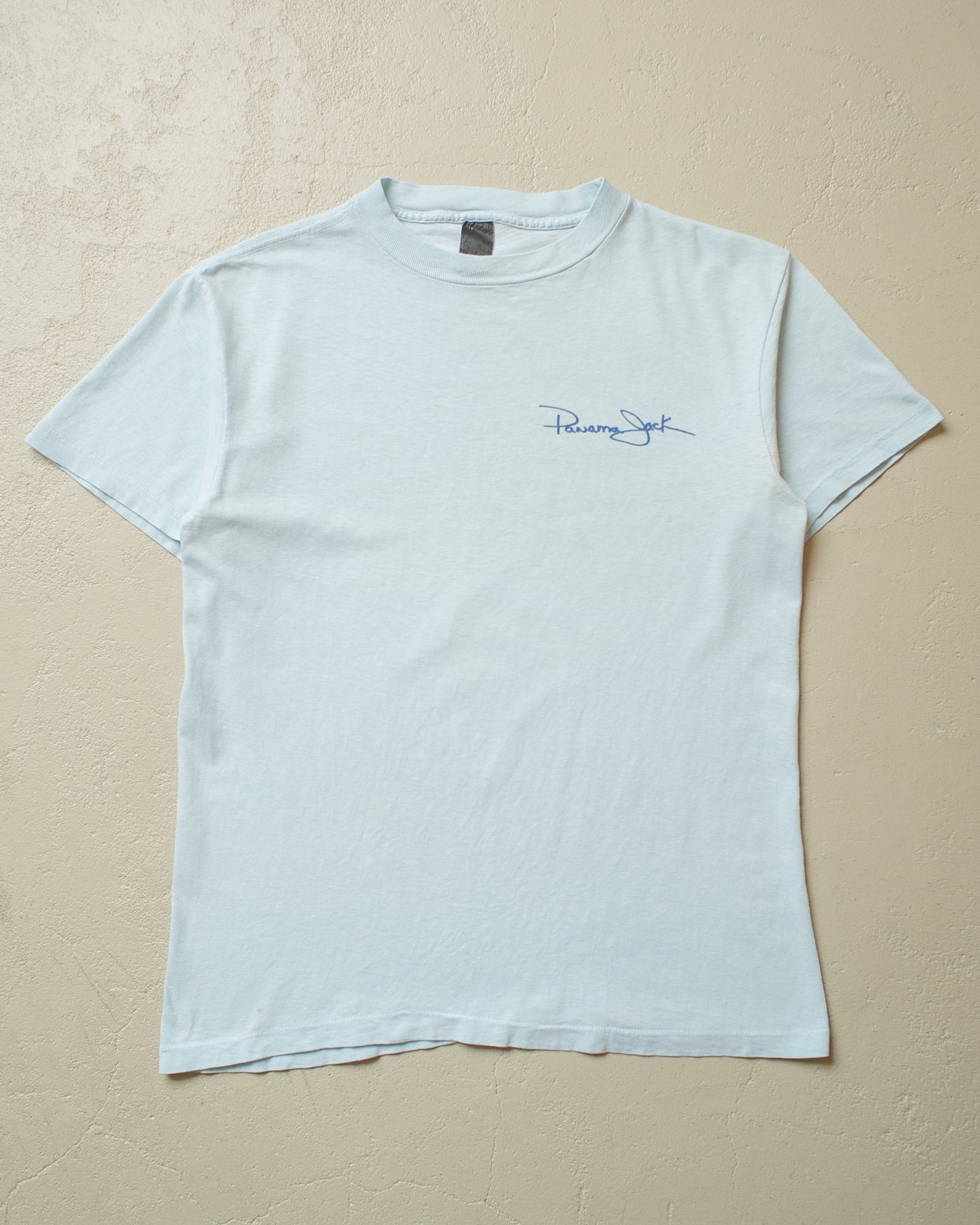 1980s Panama Jack T-shirt babyblue - M/L
