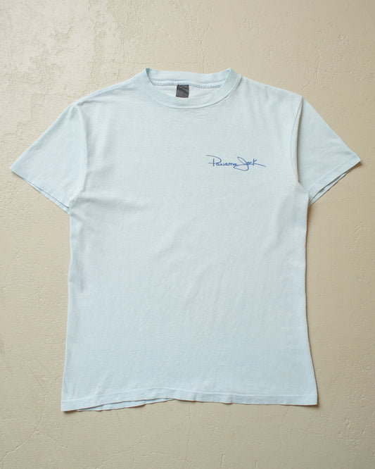 1980s Panama Jack T-shirt babyblue - M/L