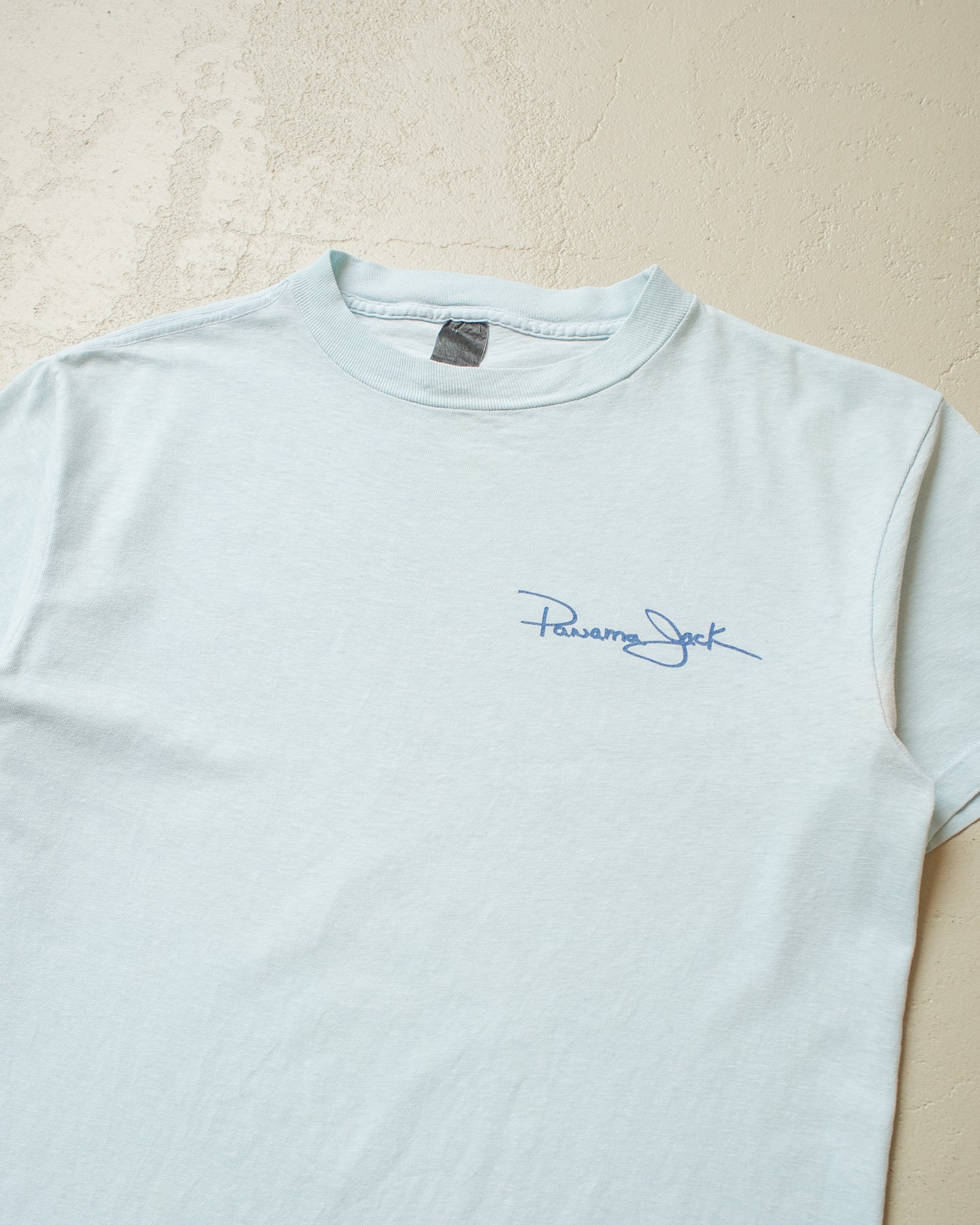 1980s Panama Jack T-shirt babyblue - M/L