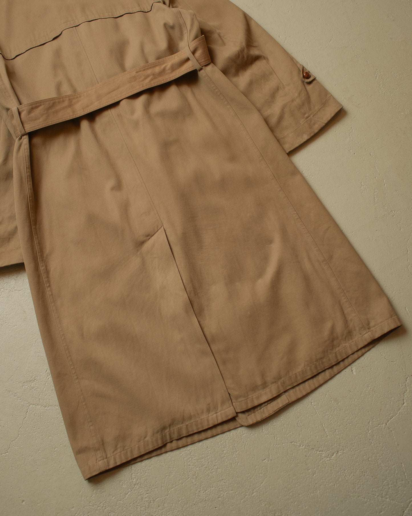 1950s German "Zetka" Double breasted Trenchcoat beige - L