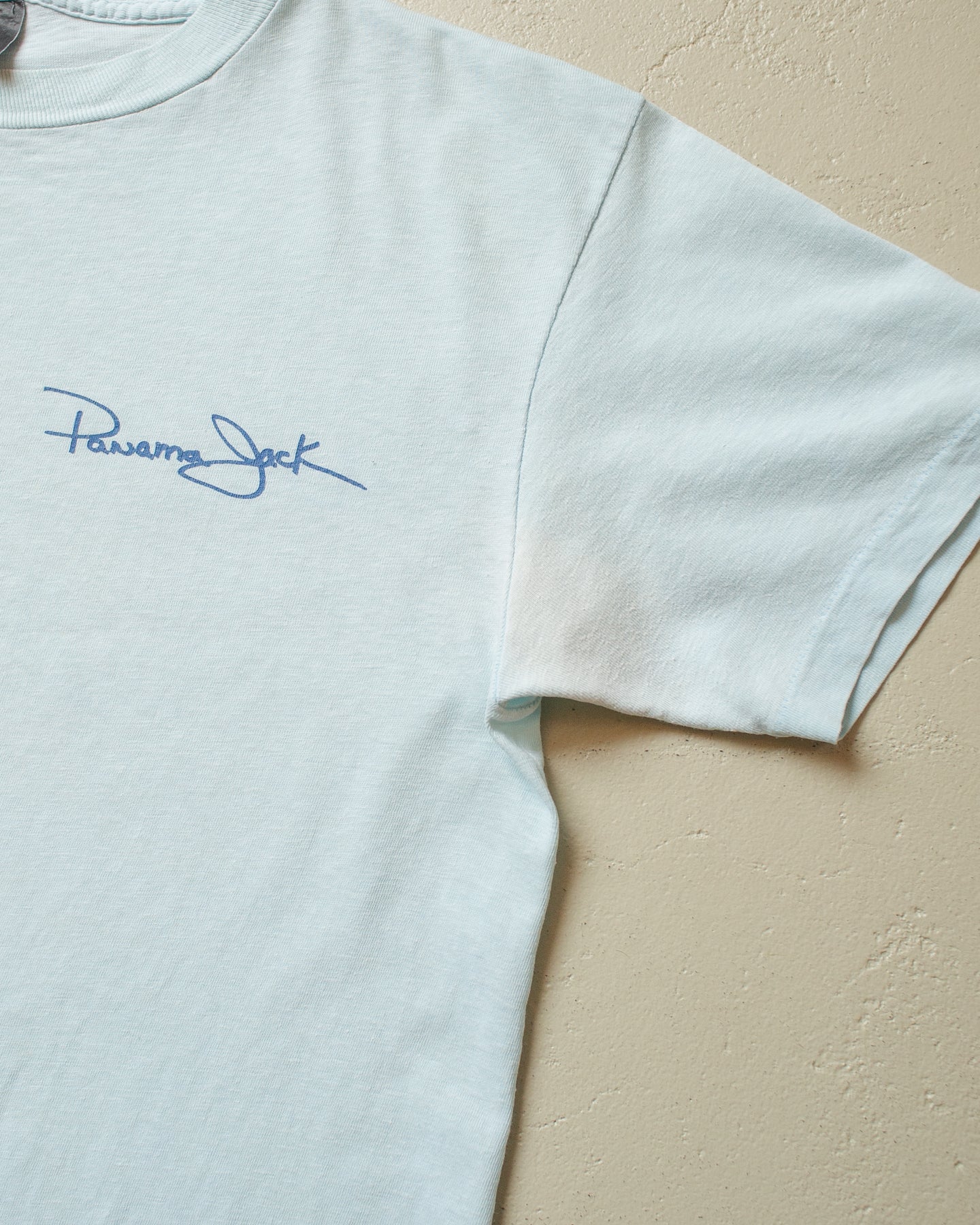 1980s Panama Jack T-shirt babyblue - M/L