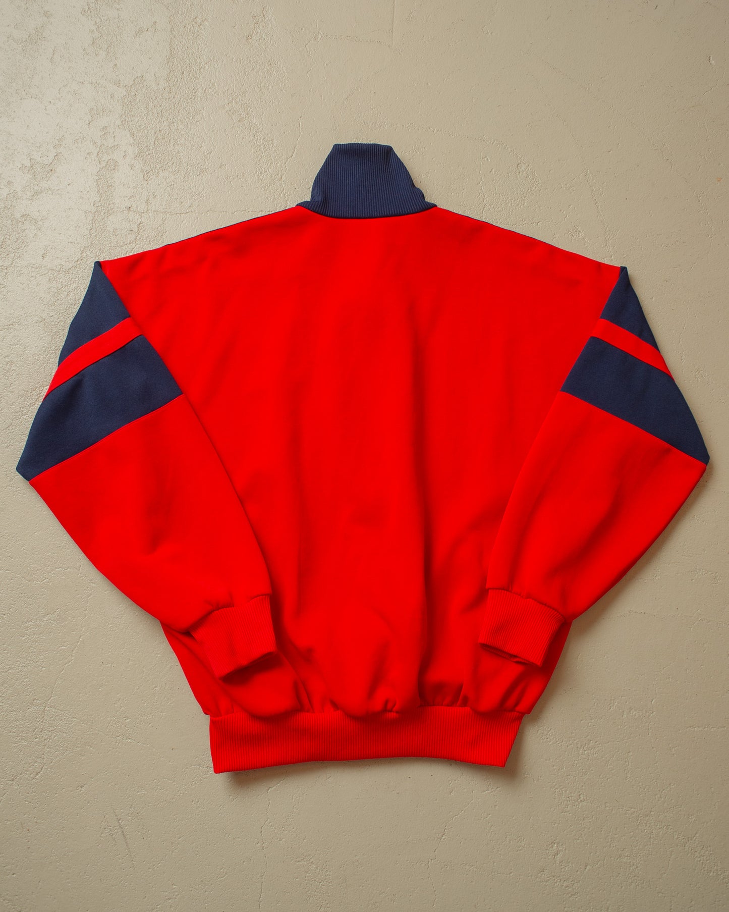 1980s Adidas Two Tone Track Jacket red/blue - L/XL