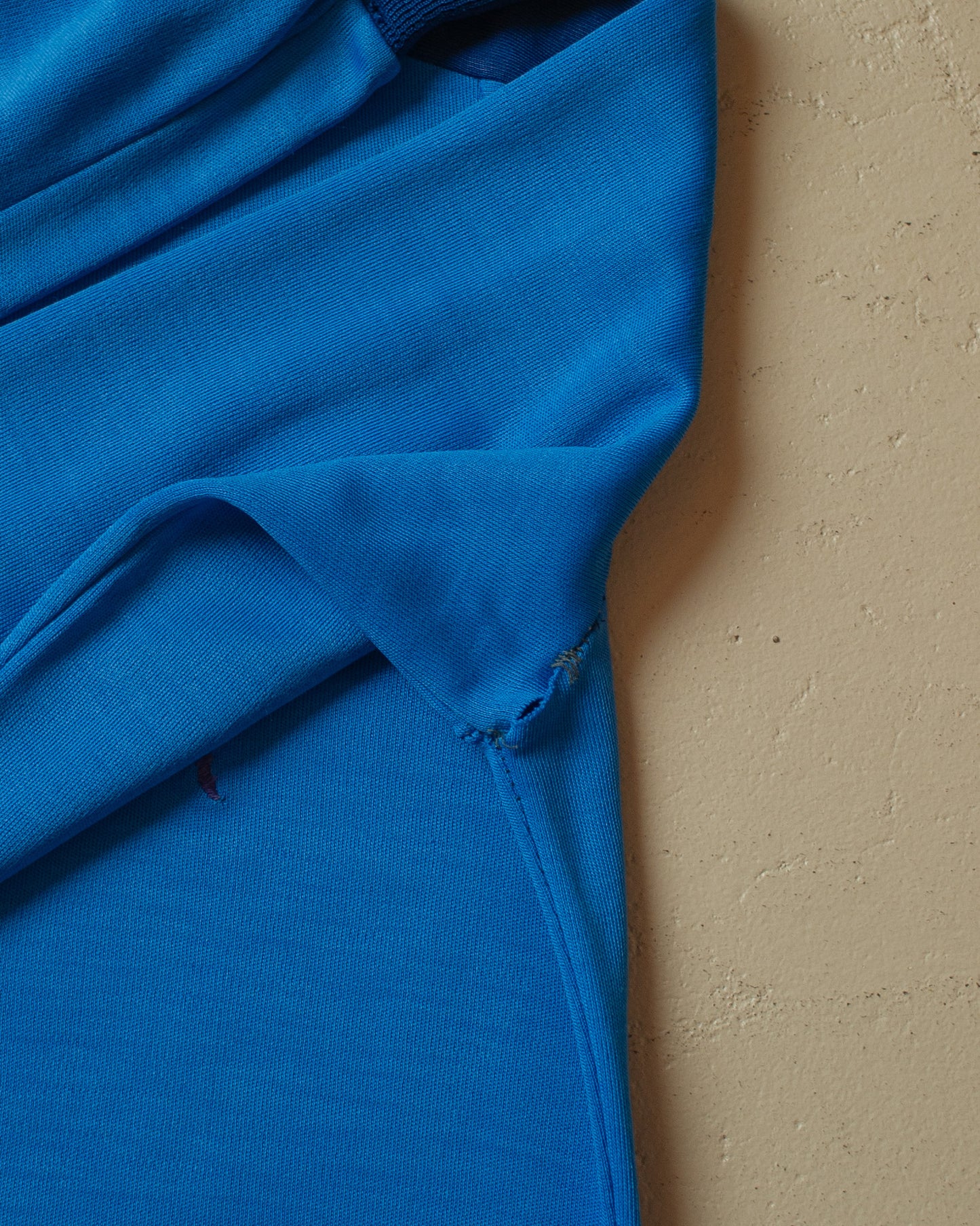 1970s Puma light Two Tone Track Jacket blue - M