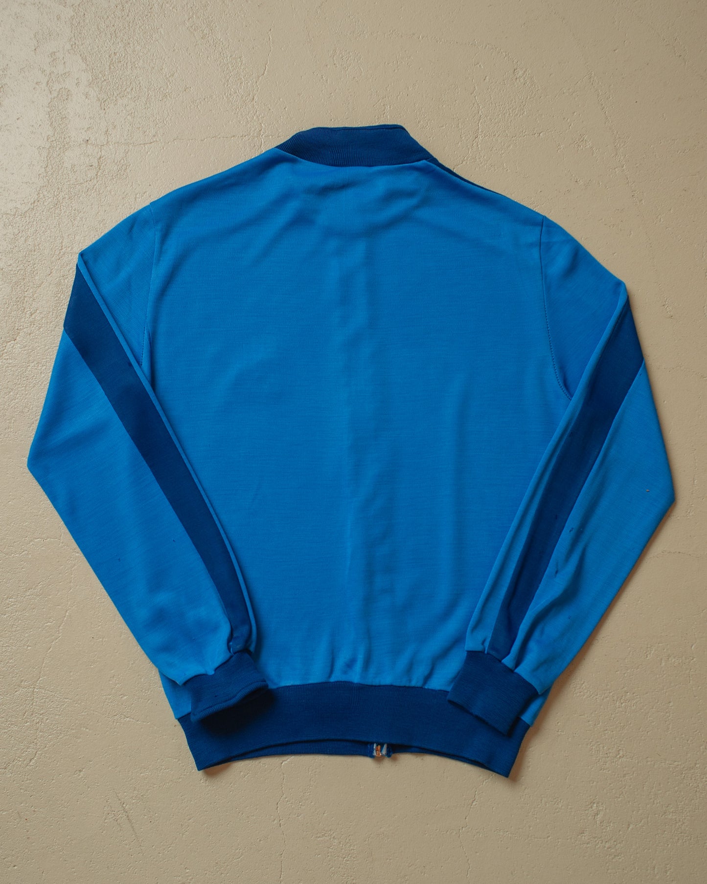 1970s Puma light Two Tone Track Jacket blue - M