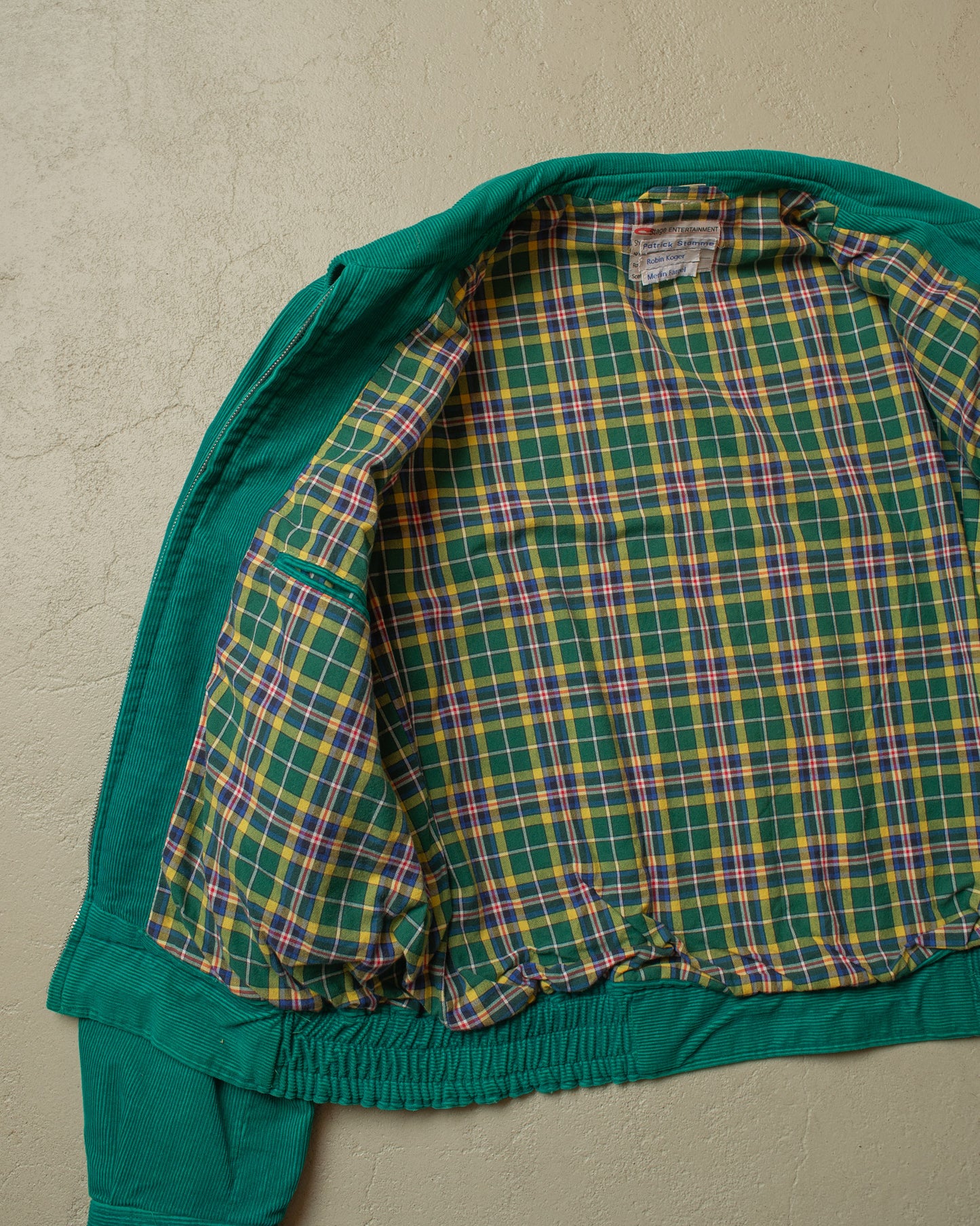 1940s/50s Reproduction Corduroy Jacket turquoise - L/XL