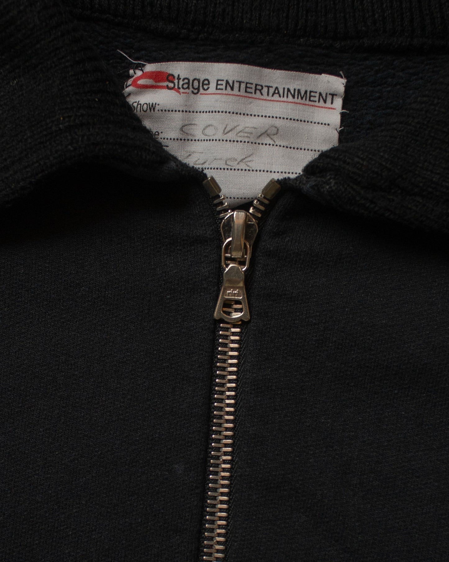 1950s Reproduction "1" Zip Sweatshirt black - L