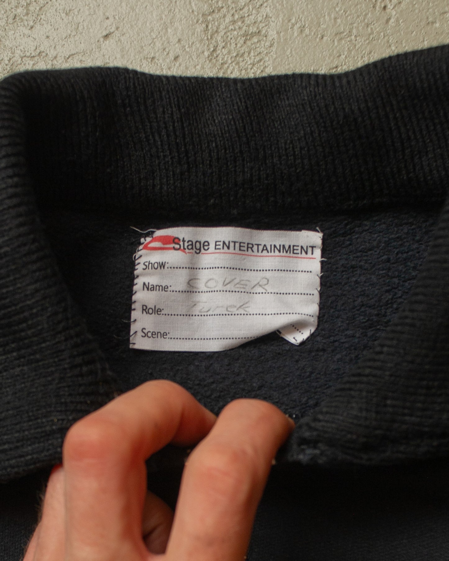 1950s Reproduction "1" Zip Sweatshirt black - L