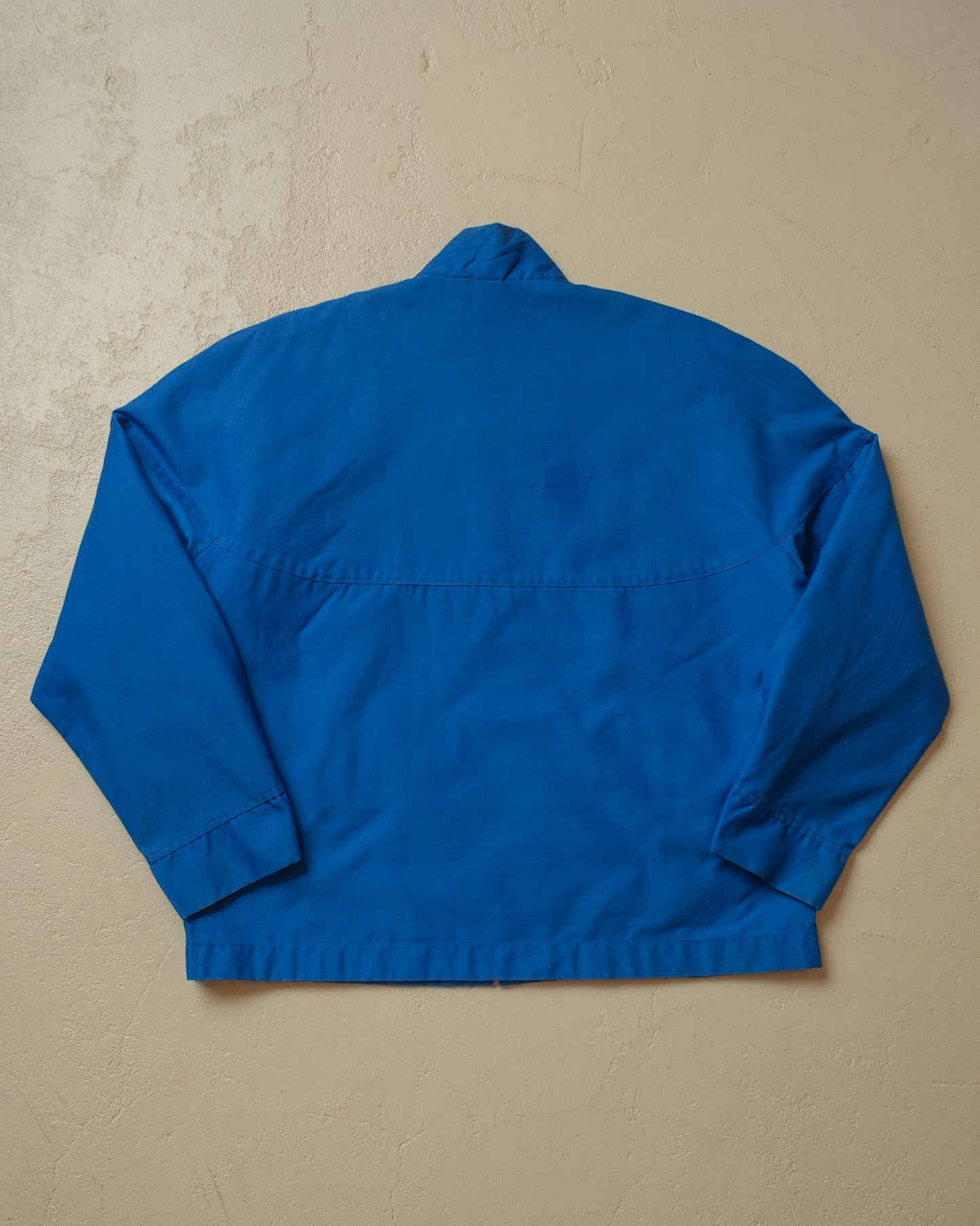 1960s/70s lined Racing Work Jacket blue - L/XL