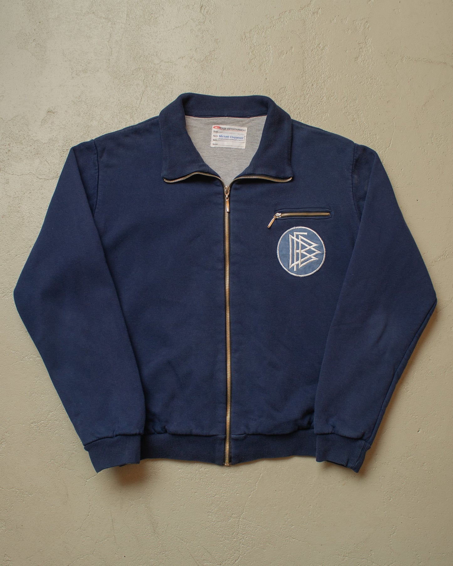 1950s Reproduction lined DFB Sweatshirt navyblue - M/L