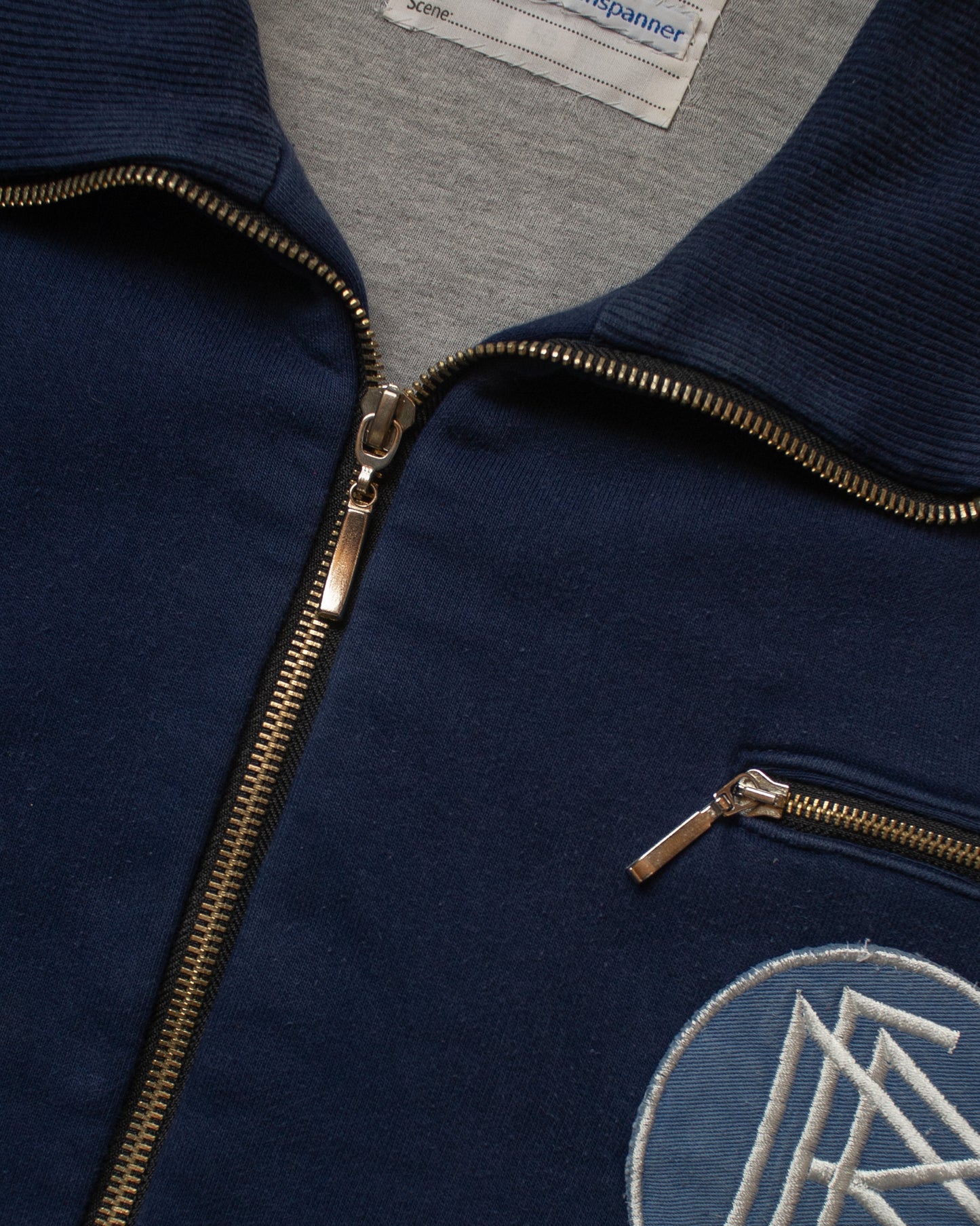1950s Reproduction lined DFB Sweatshirt navyblue - M/L