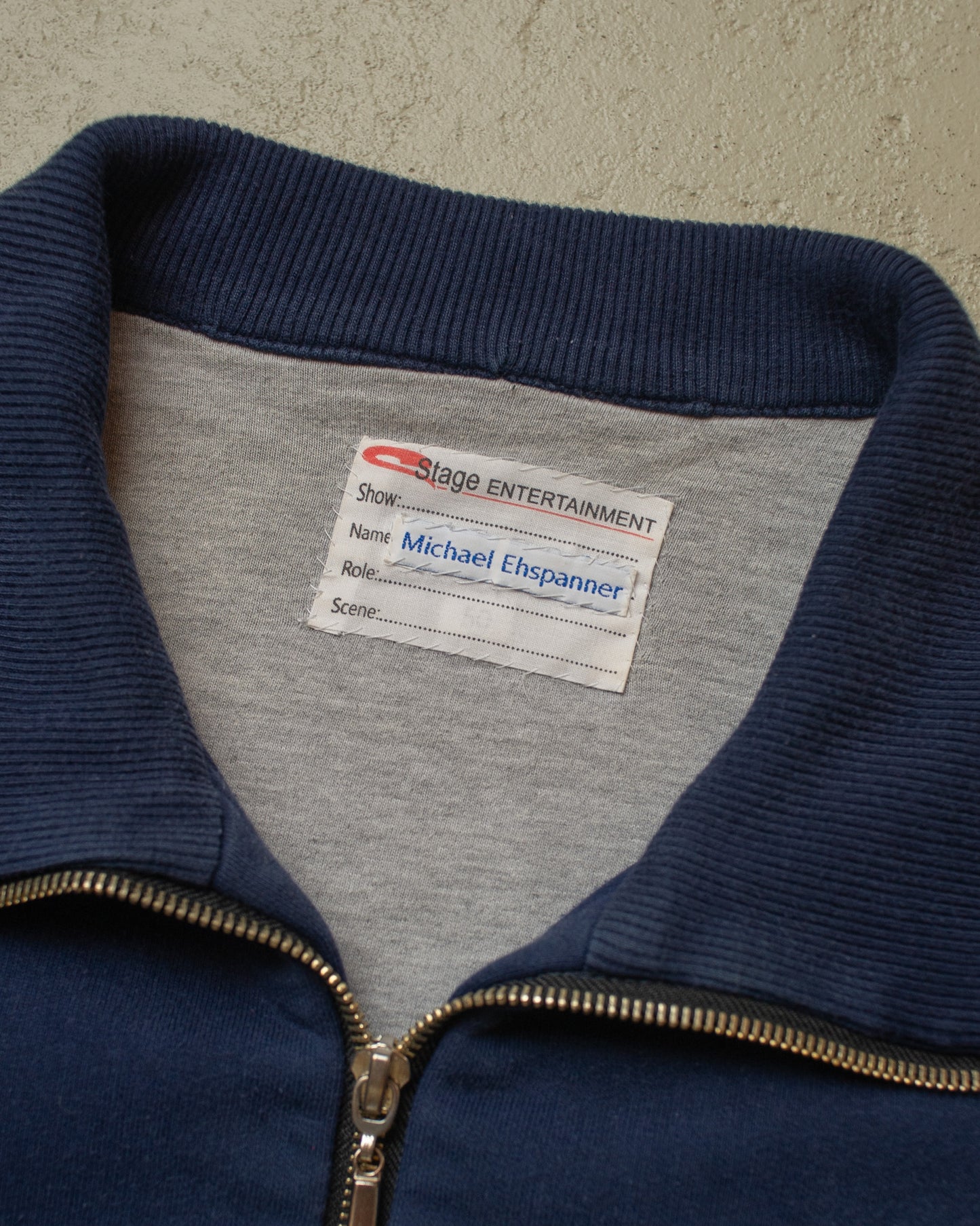 1950s Reproduction lined DFB Sweatshirt navyblue - M/L