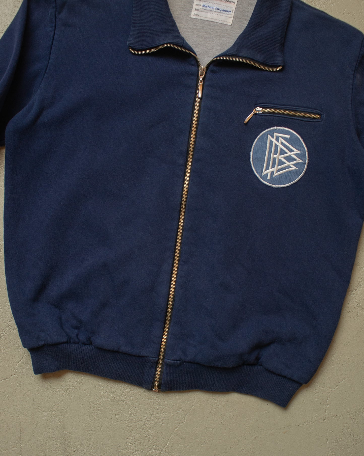 1950s Reproduction lined DFB Sweatshirt navyblue - M/L