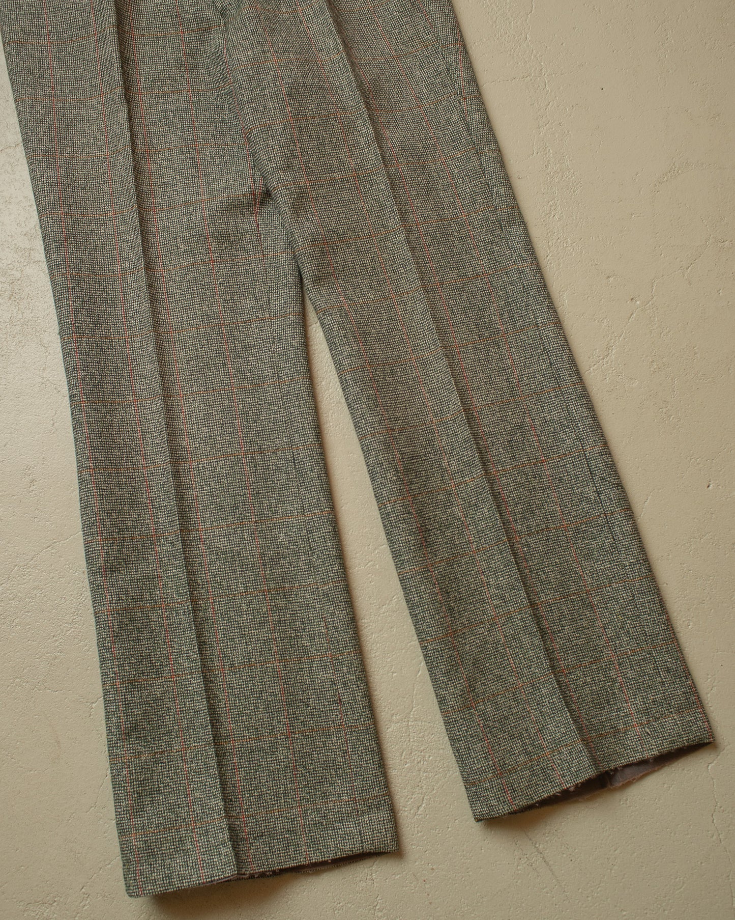 1970s does 1930s German checkered Sports Suit green - M