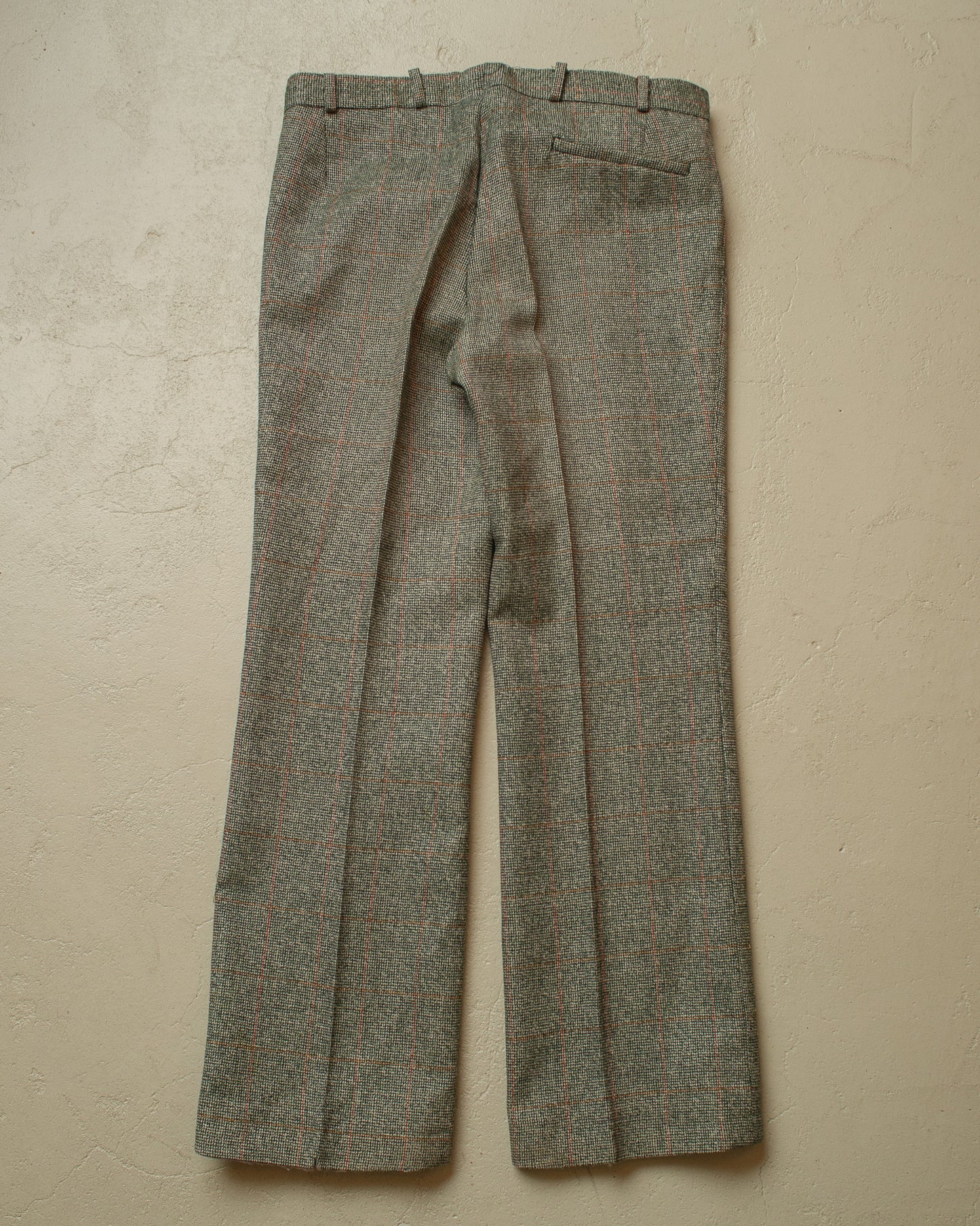 1970s does 1930s German checkered Sports Suit green - M