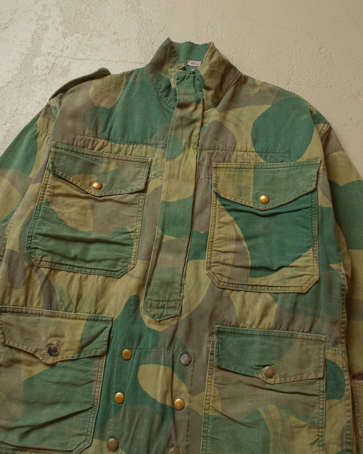 1950s Belgian "Moon and Balls" Camo Smock - S/M