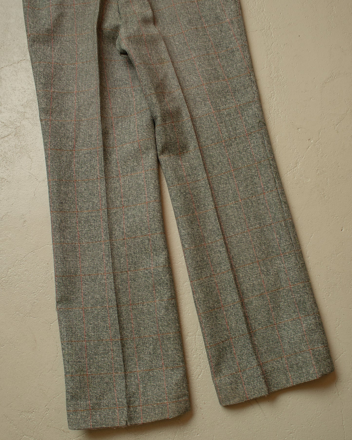 1970s does 1930s German checkered Sports Suit green - M