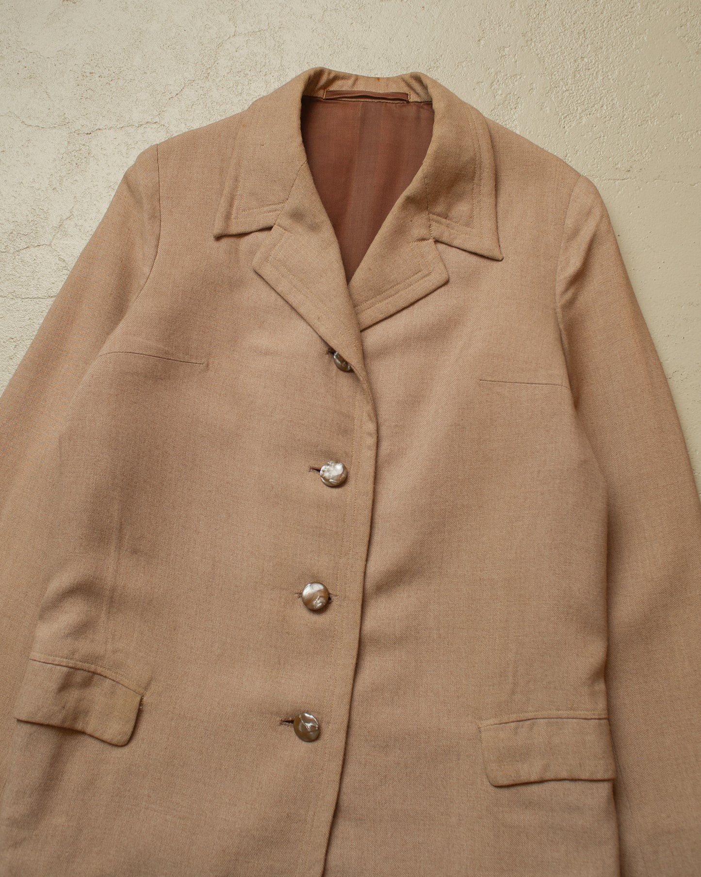1920s German Womens Summer Jacket beige - XS/S