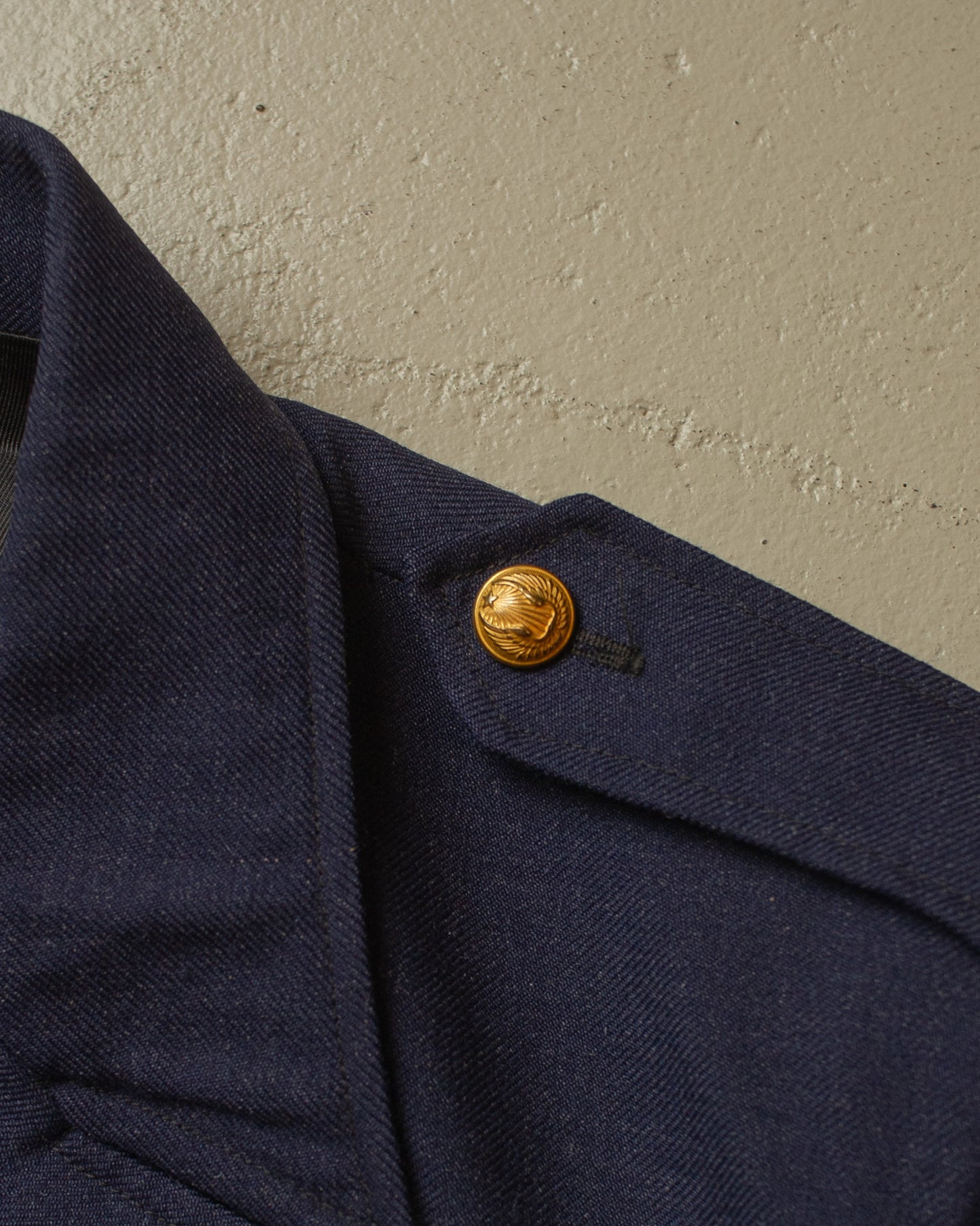 1980 French Military Field Jacket navyblue - L