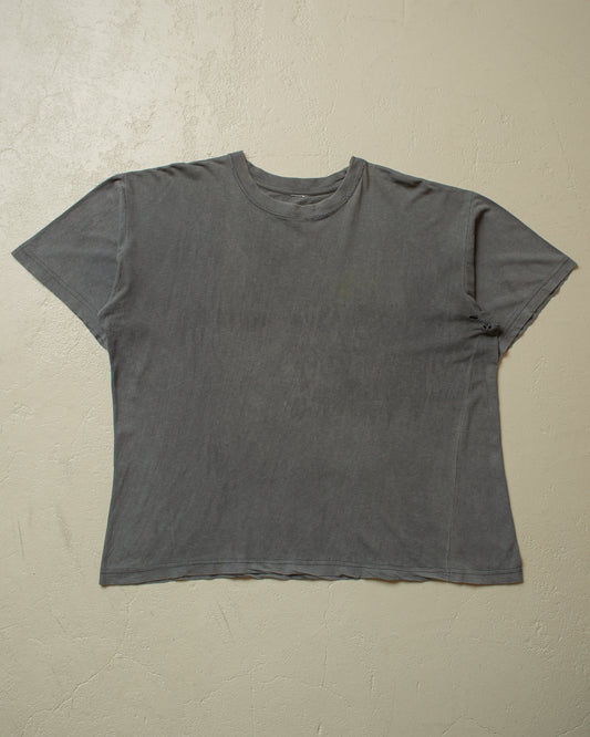 1990s distressed Boxy T-shirt faded black - XL/XXL
