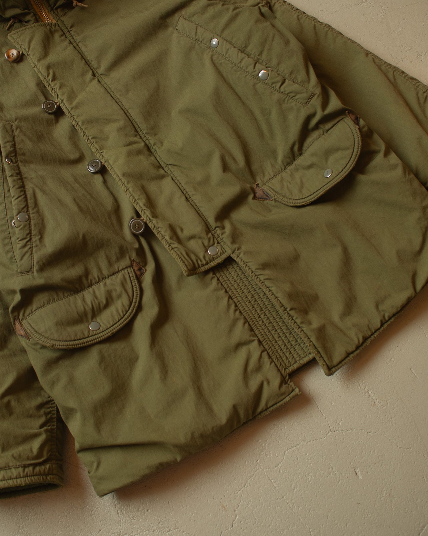 1990s Abercrombie & Fitch N3-B Repro Jacket khaki - L/XL