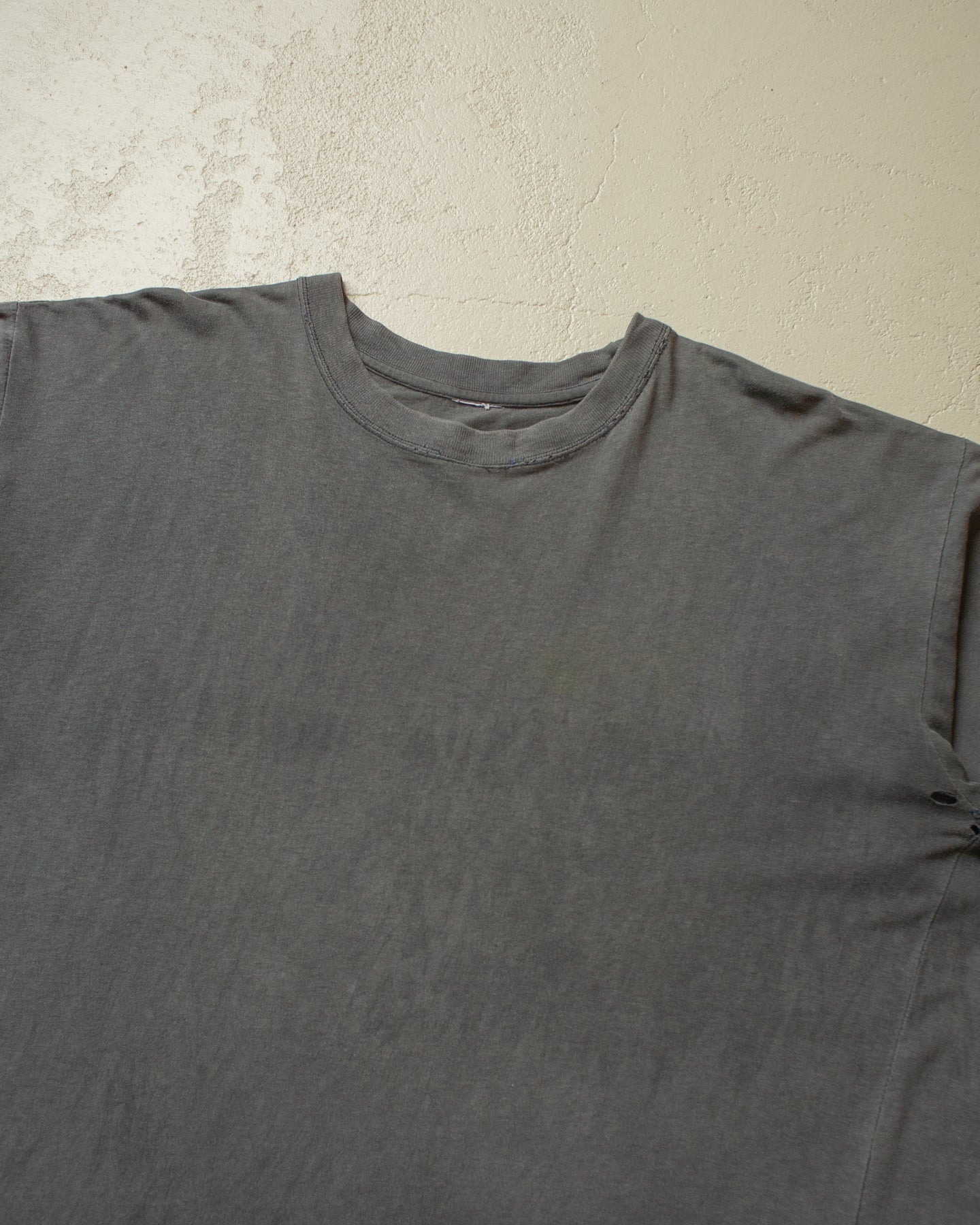 1990s distressed Boxy T-shirt faded black - XL/XXL