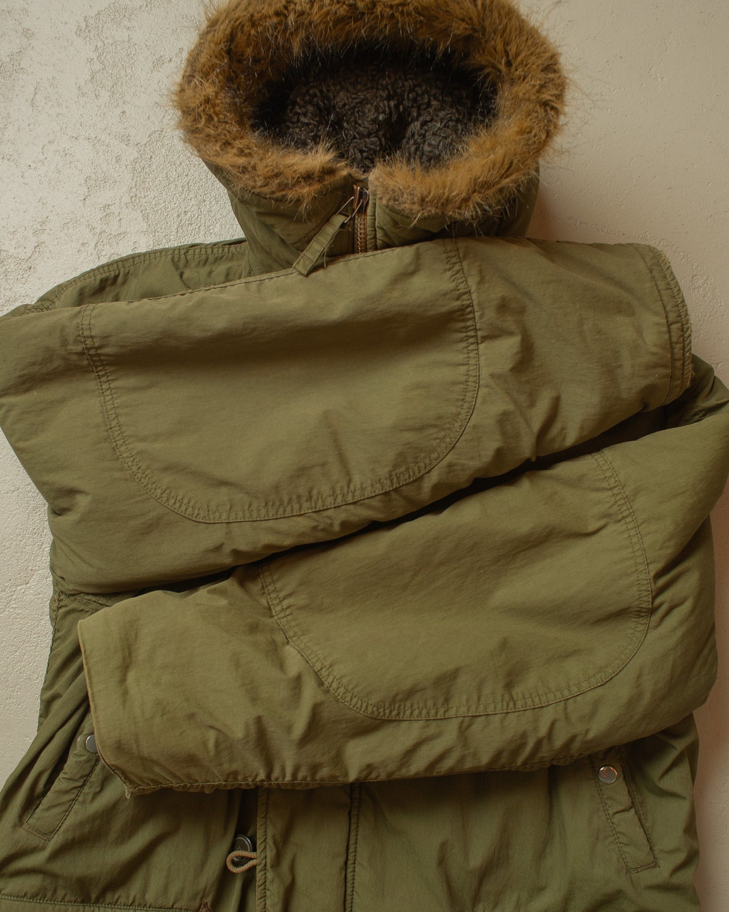 1990s Abercrombie & Fitch N3-B Repro Jacket khaki - L/XL