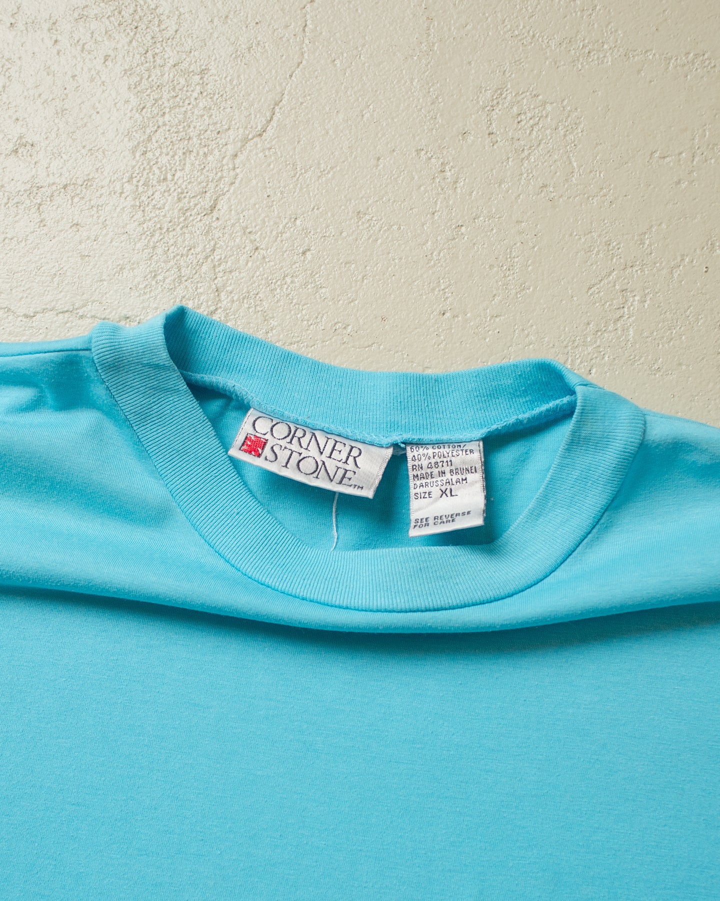 1990s Boxy Pocket Tshirt blue - L/XL