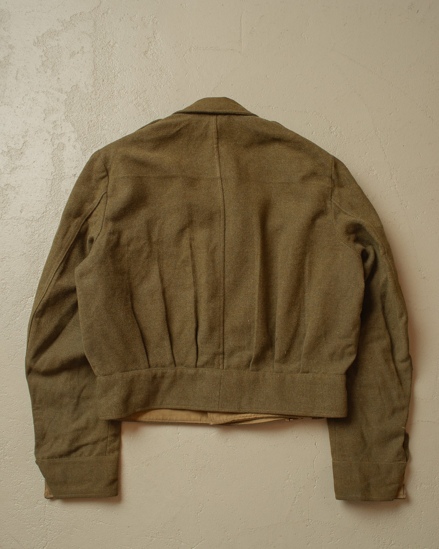1960s US Belgian Wool Field Jacket khaki - S/M