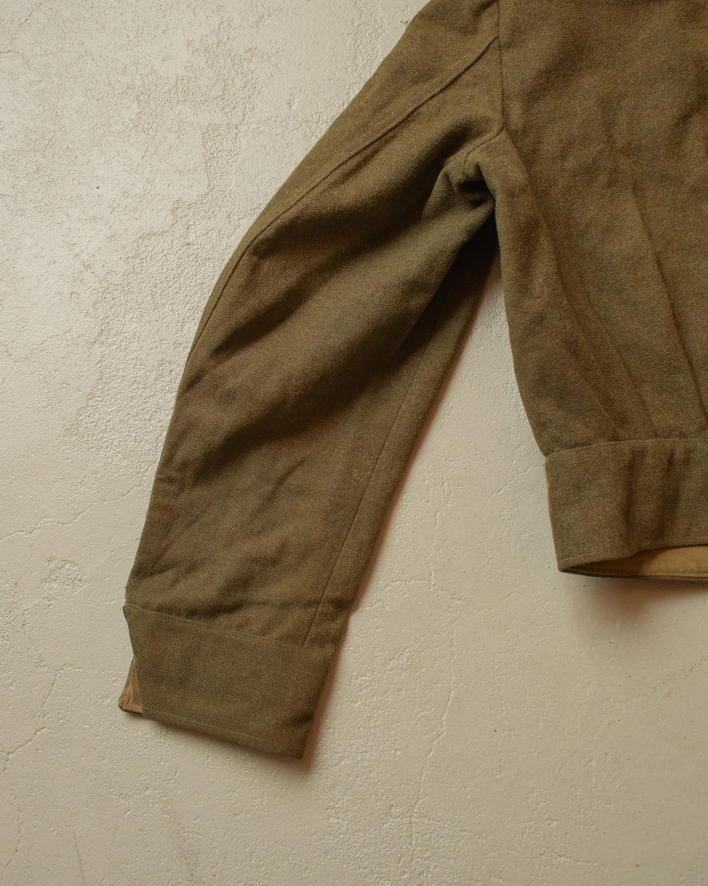 1960s US Belgian Wool Field Jacket khaki - S/M
