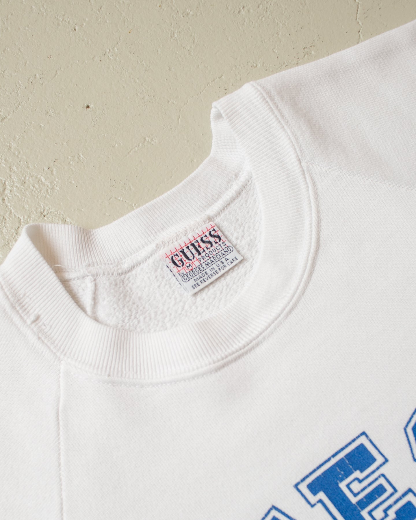 1988 Guess by George Marciano Bears Sweatshirt white - S