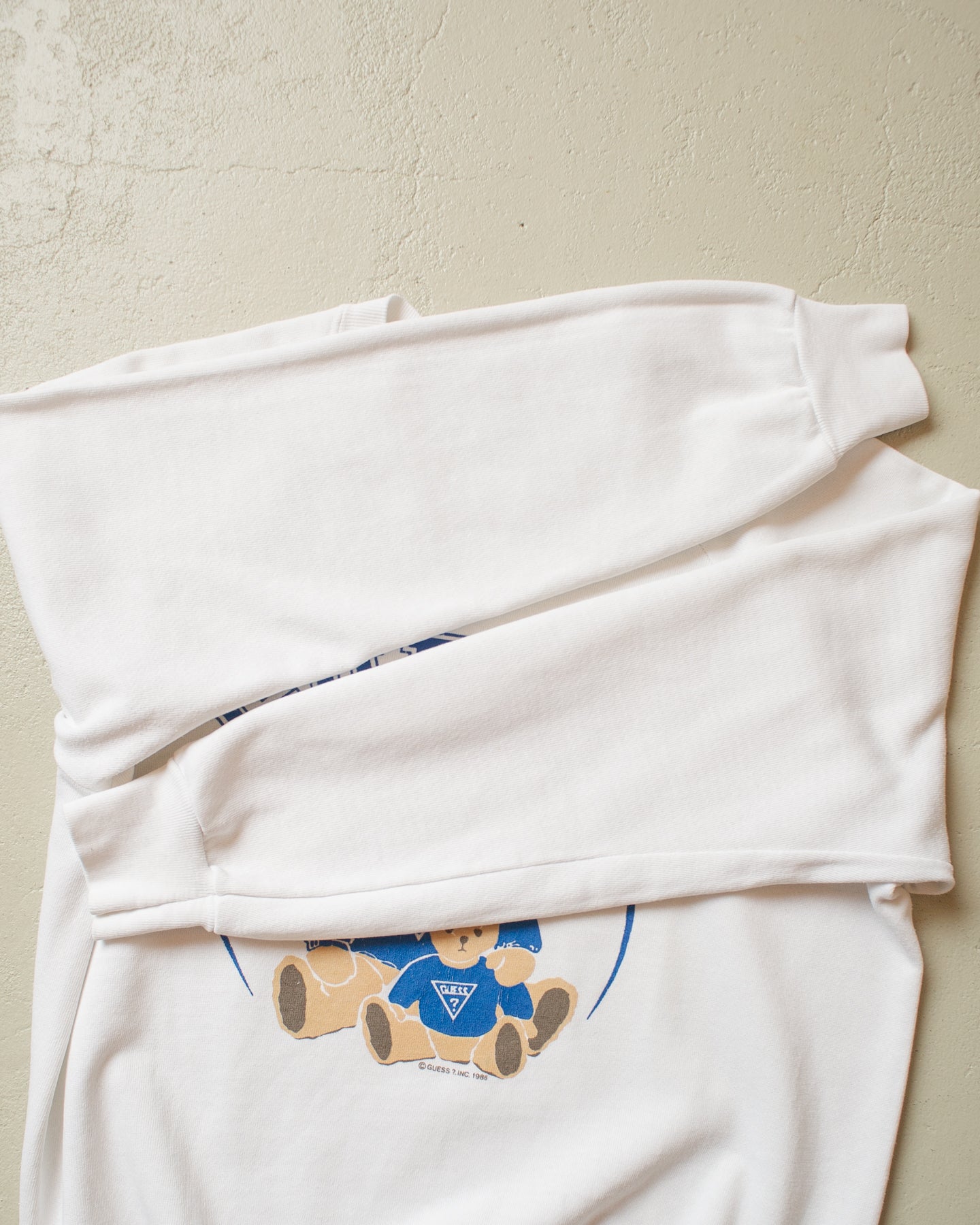 1988 Guess by George Marciano Bears Sweatshirt white - S