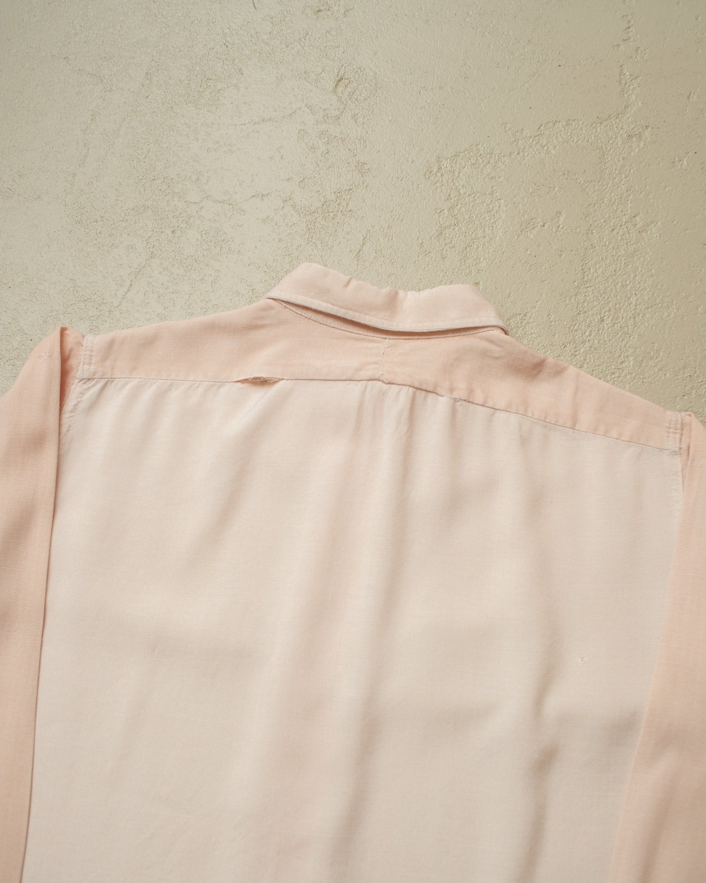 1930s German distressed Spearpoint Collar Shirt creme - XS/S