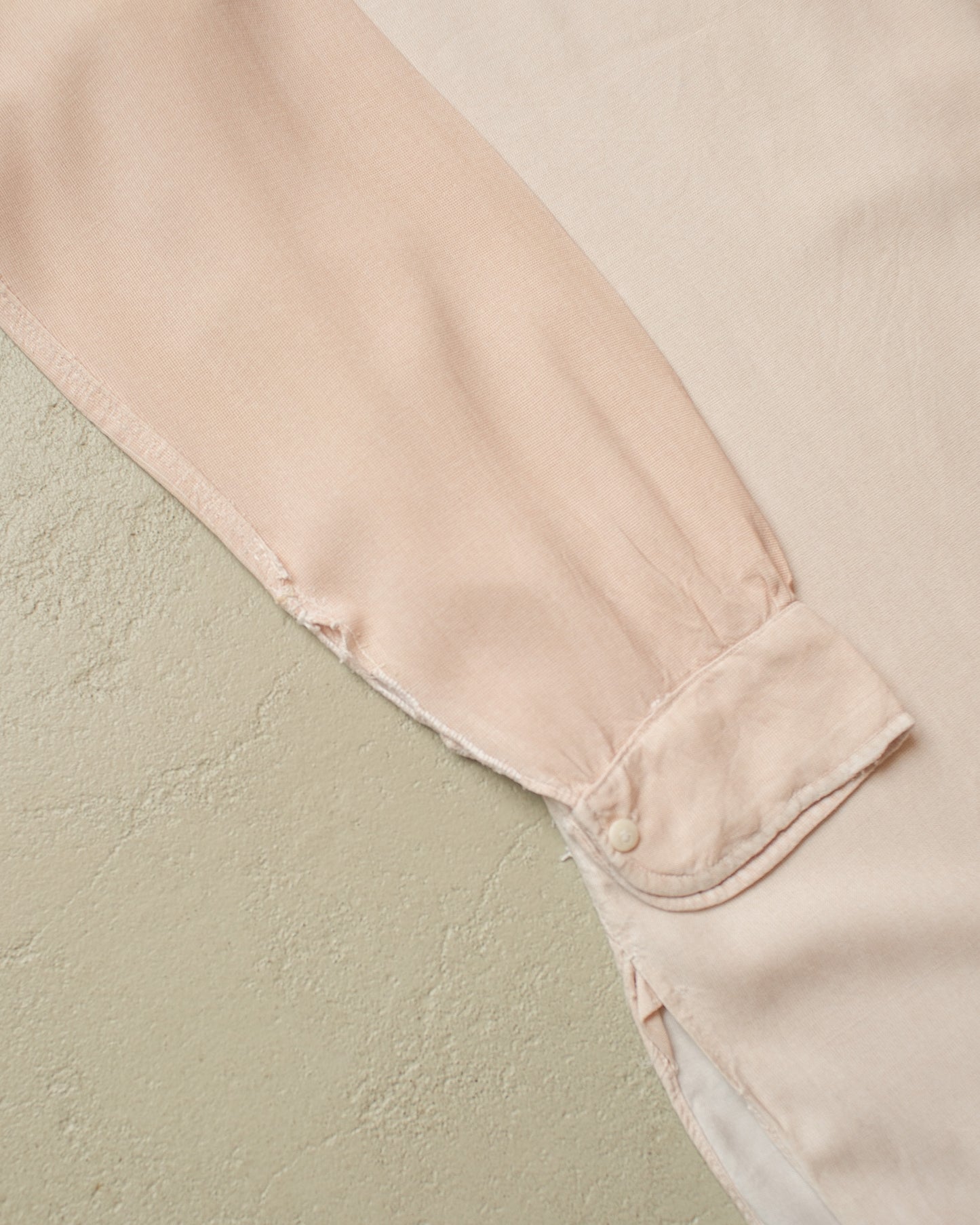 1930s German distressed Spearpoint Collar Shirt creme - XS/S