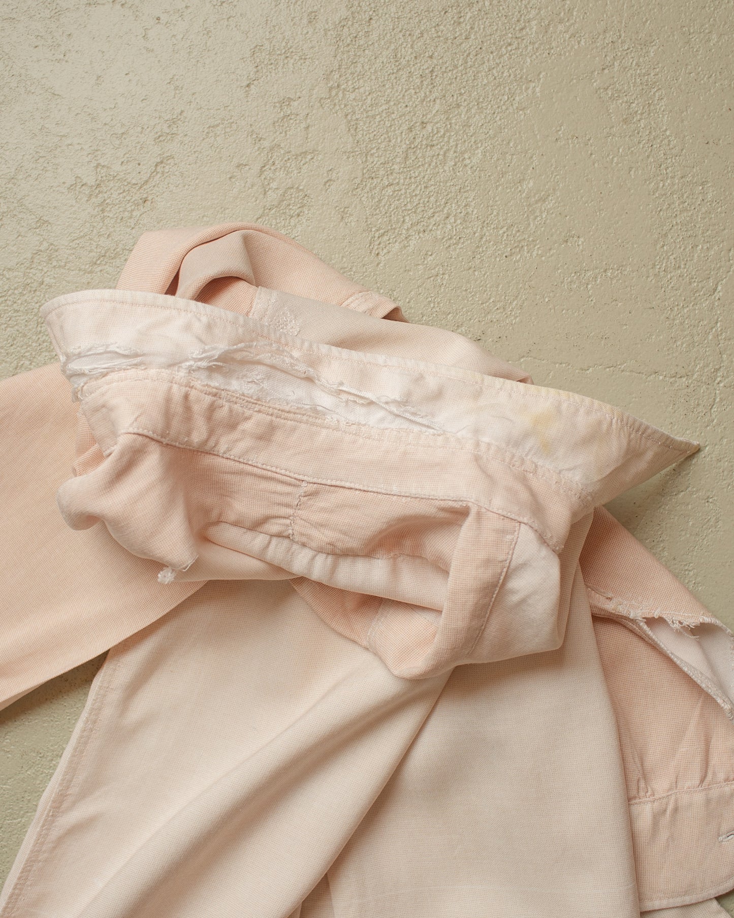 1930s German distressed Spearpoint Collar Shirt creme - XS/S