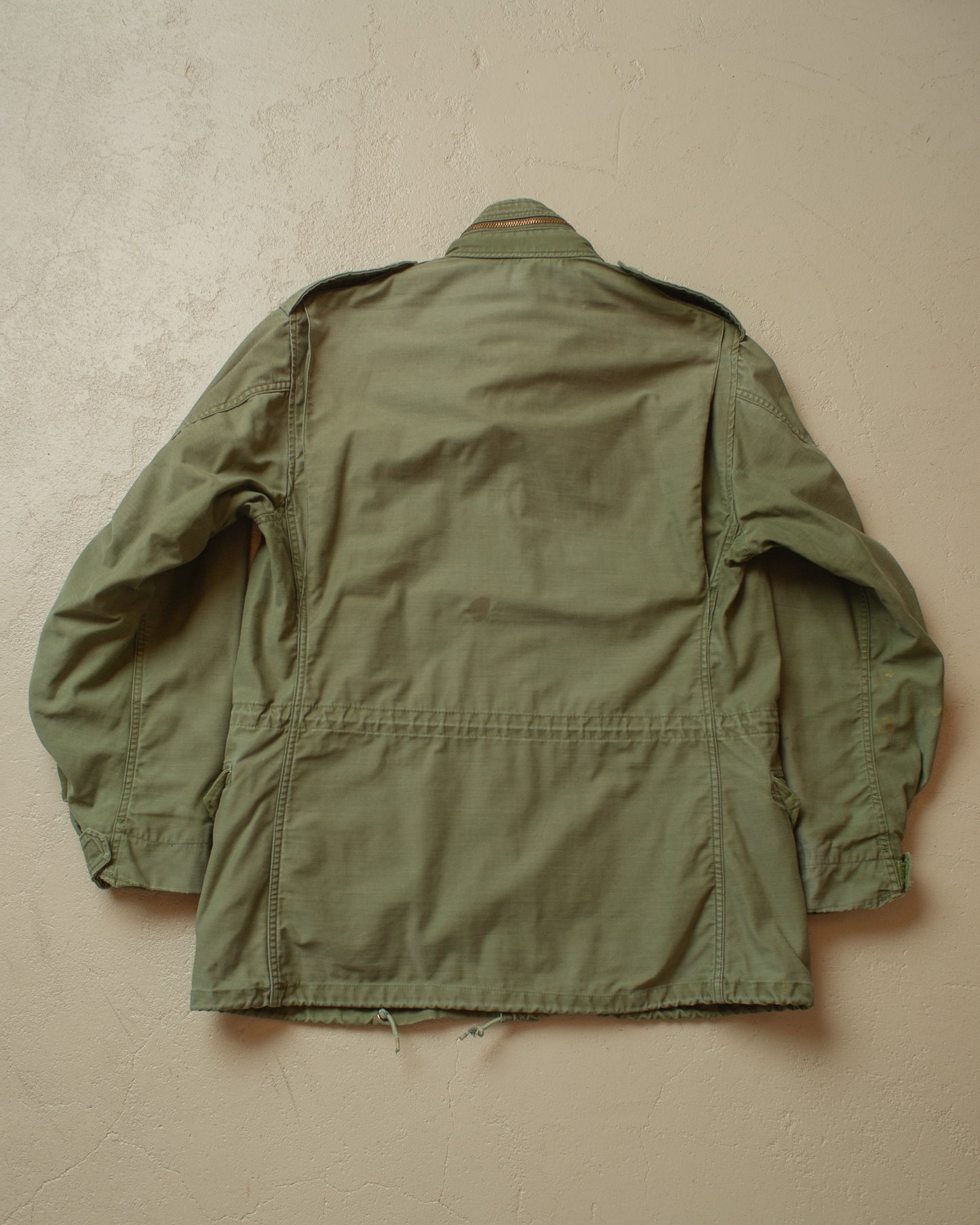 1980s Faded US Army M65 Field Jacket green - L