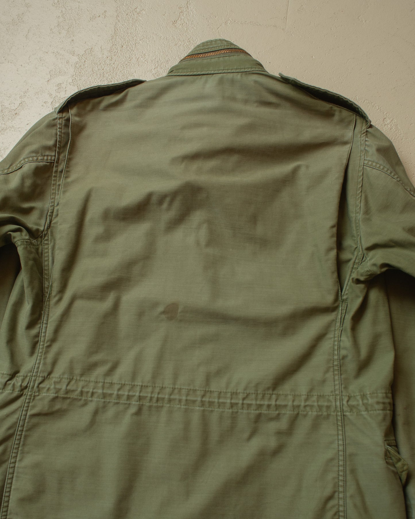 1980s Faded US Army M65 Field Jacket green - L