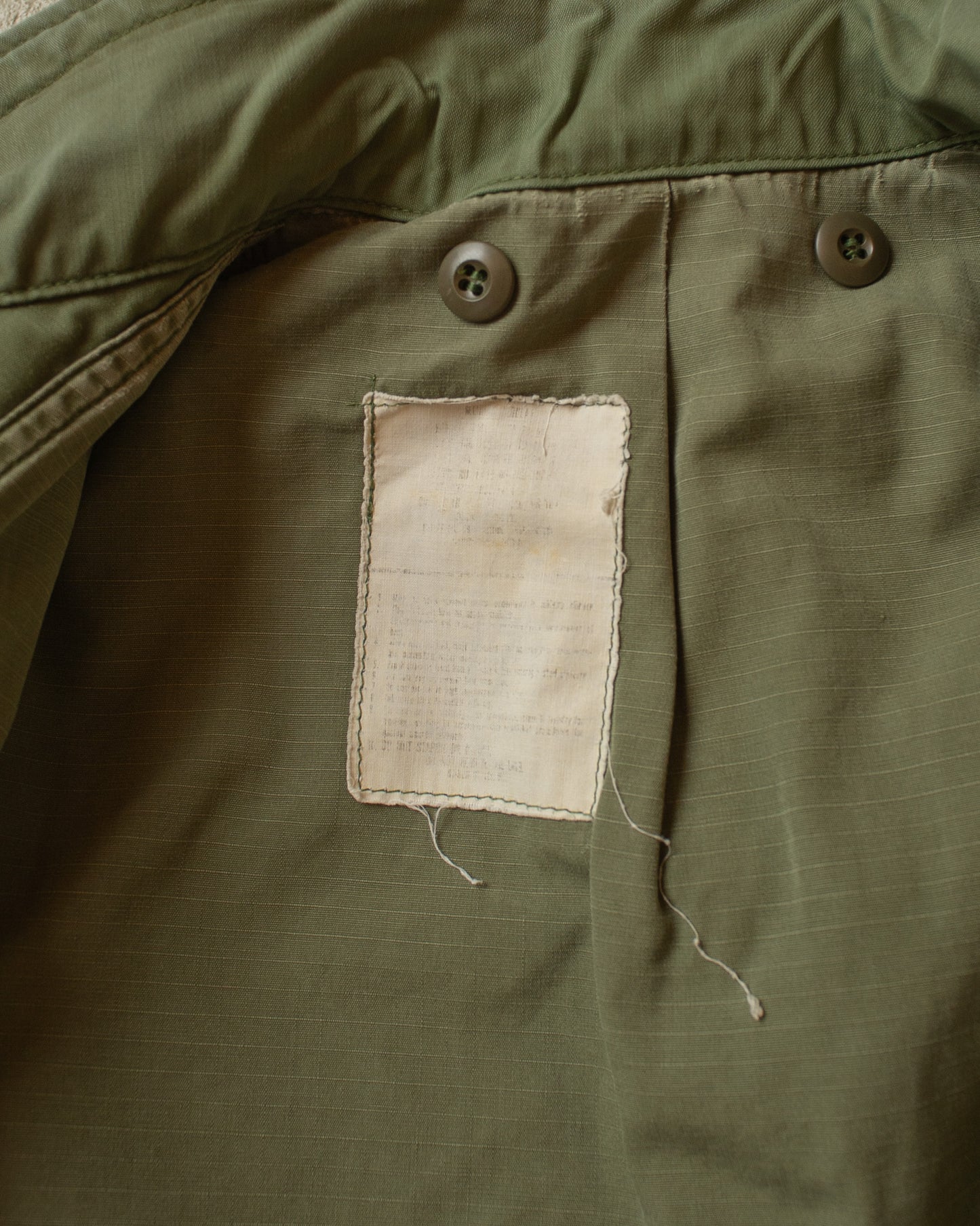 1980s Faded US Army M65 Field Jacket green - L